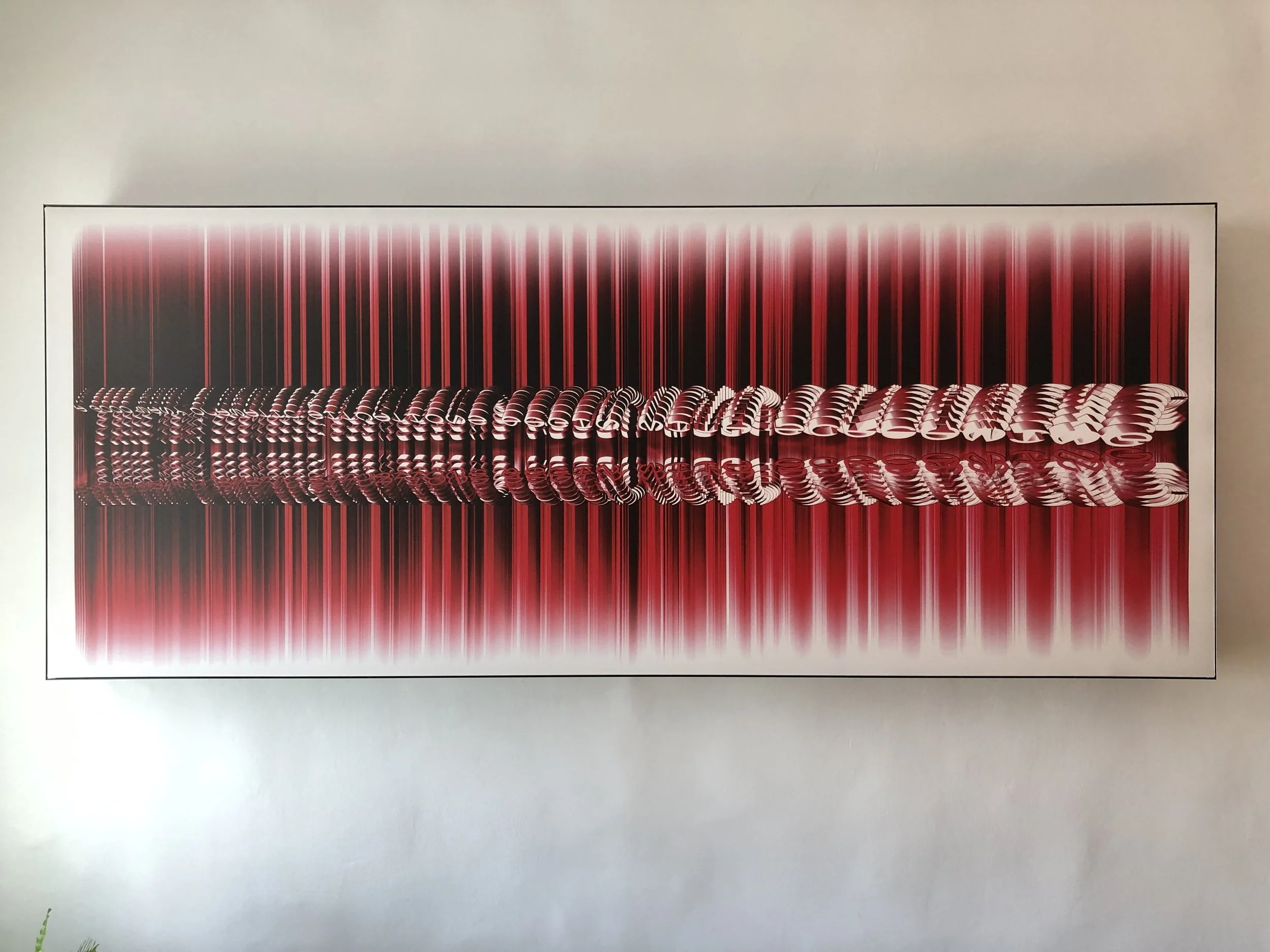 Kiki Seror, Light Box with text from the film Barbarella , 2005