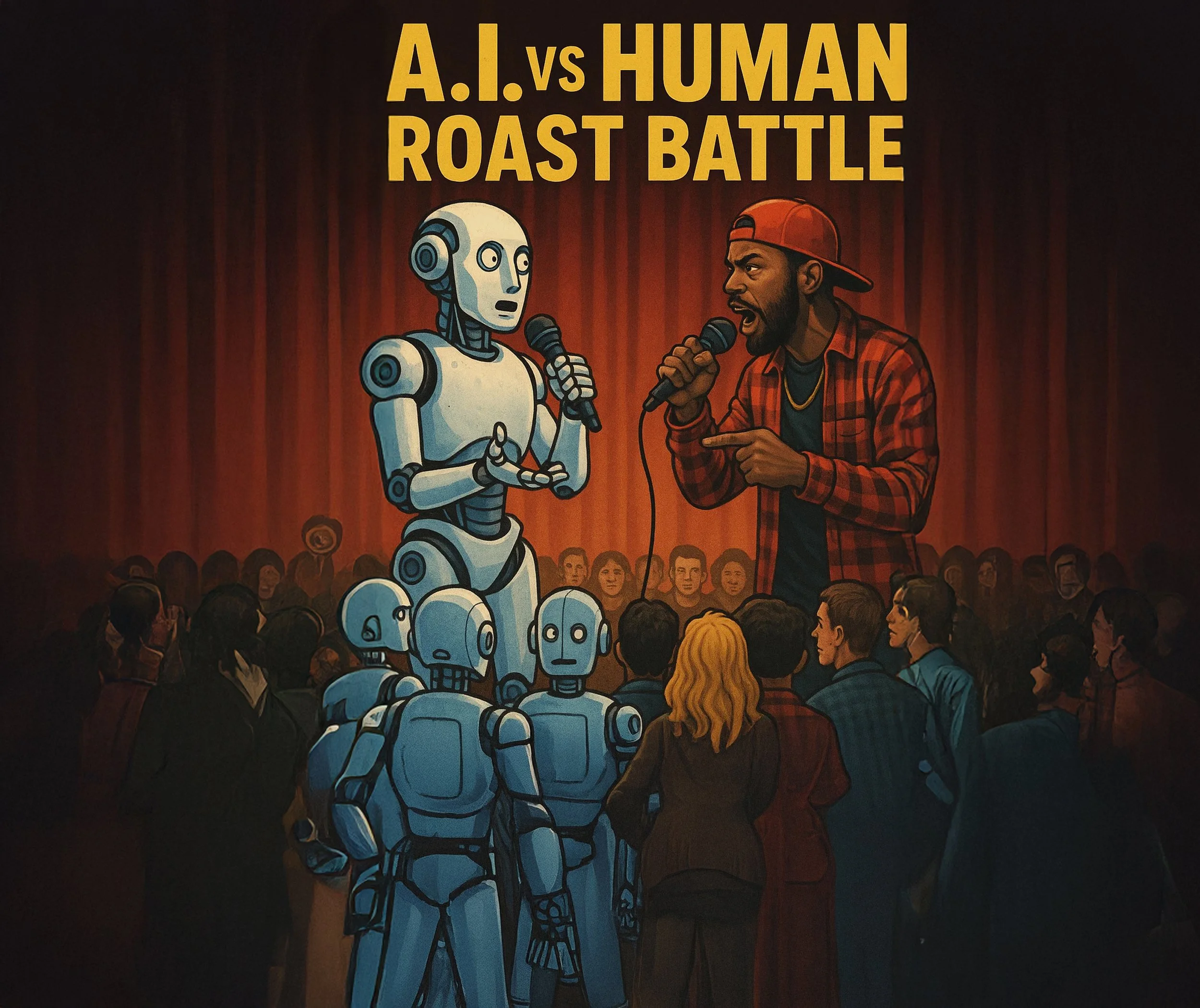 A.I. vs Human Roast Battle