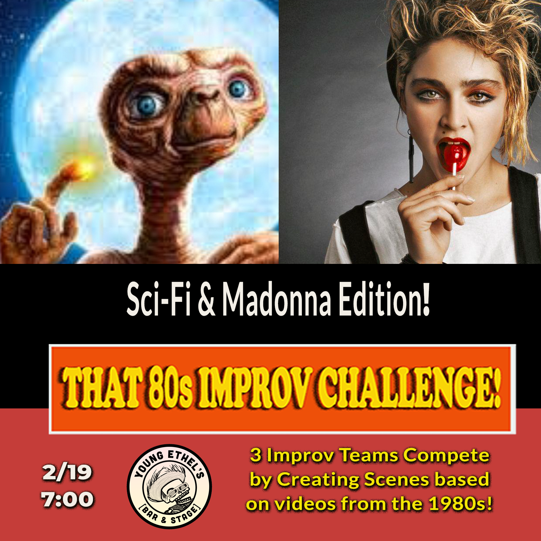 That 80s Improv Challenge: Sci-Fi & Madonna Edition