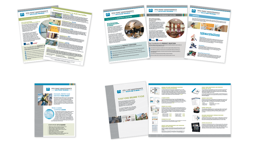 PPG Paint and Maintenance Print Pieces continued