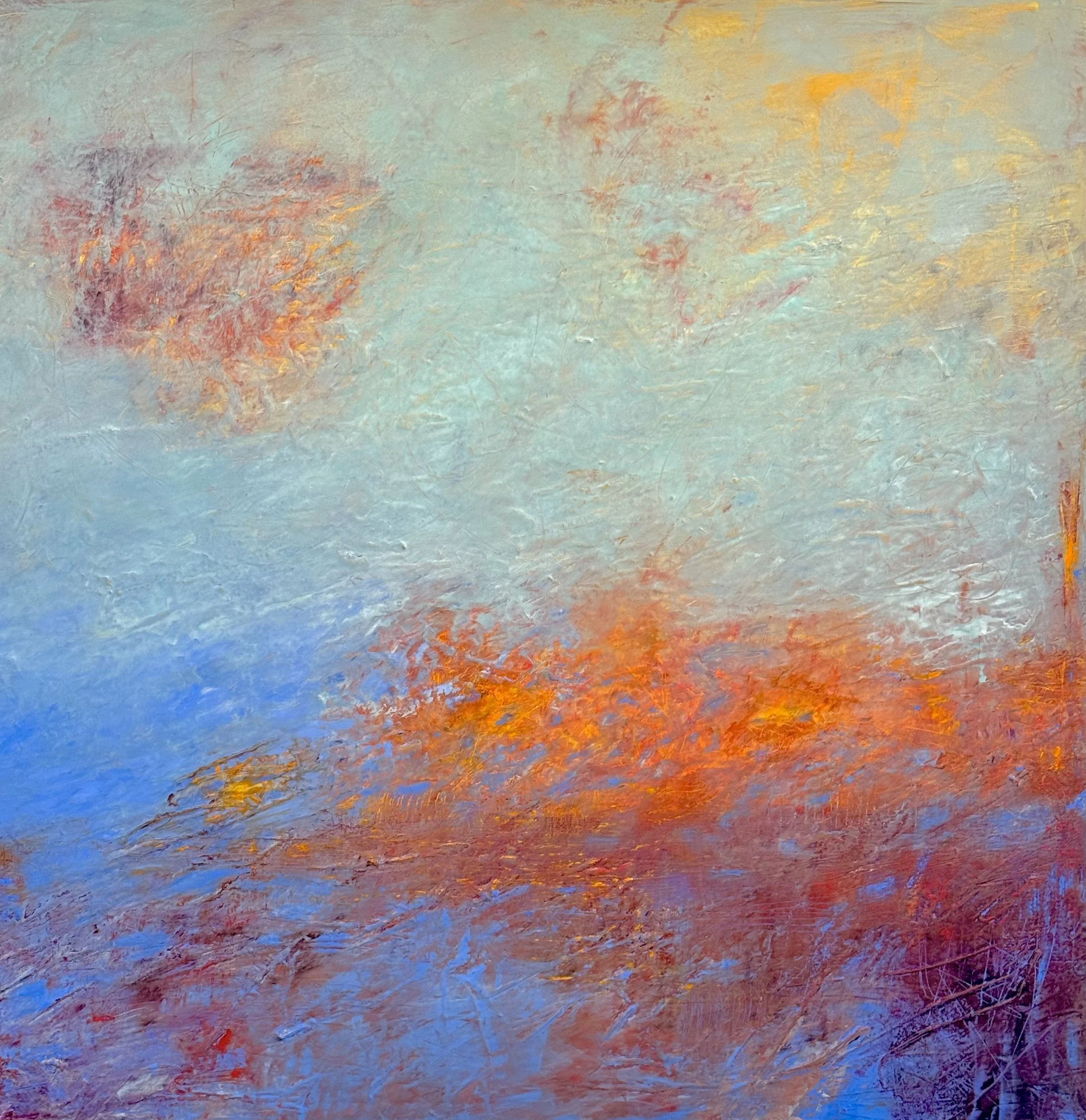  36×36  Oil and Cold Wax 
