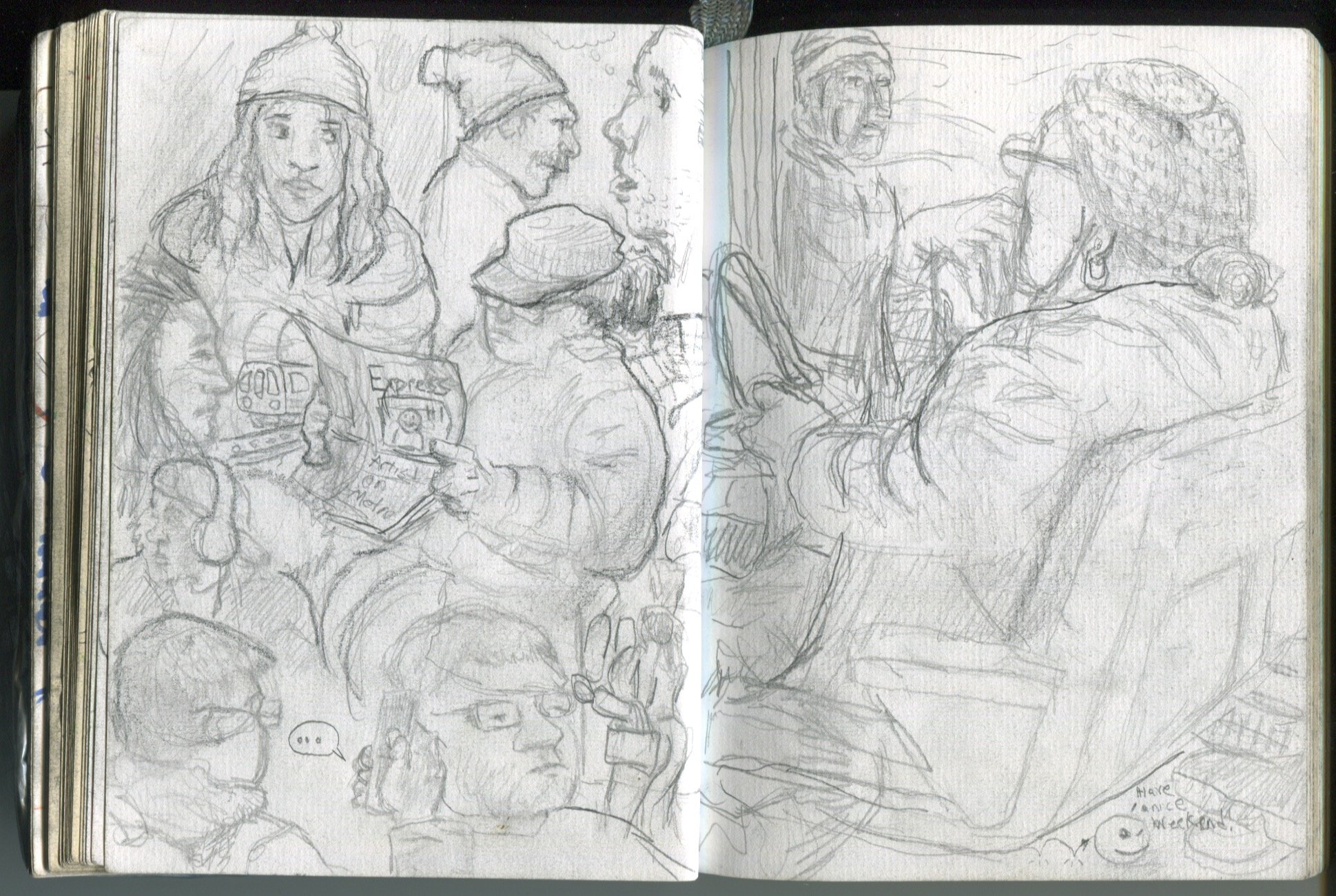  Early Pages from The Sketchbook, 