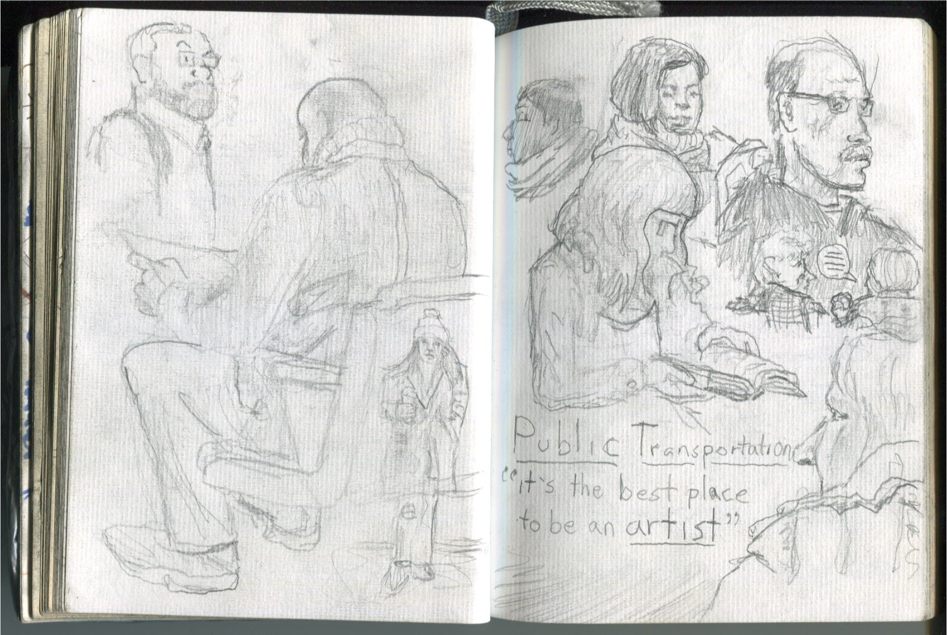  Early Pages from The Sketchbook, 