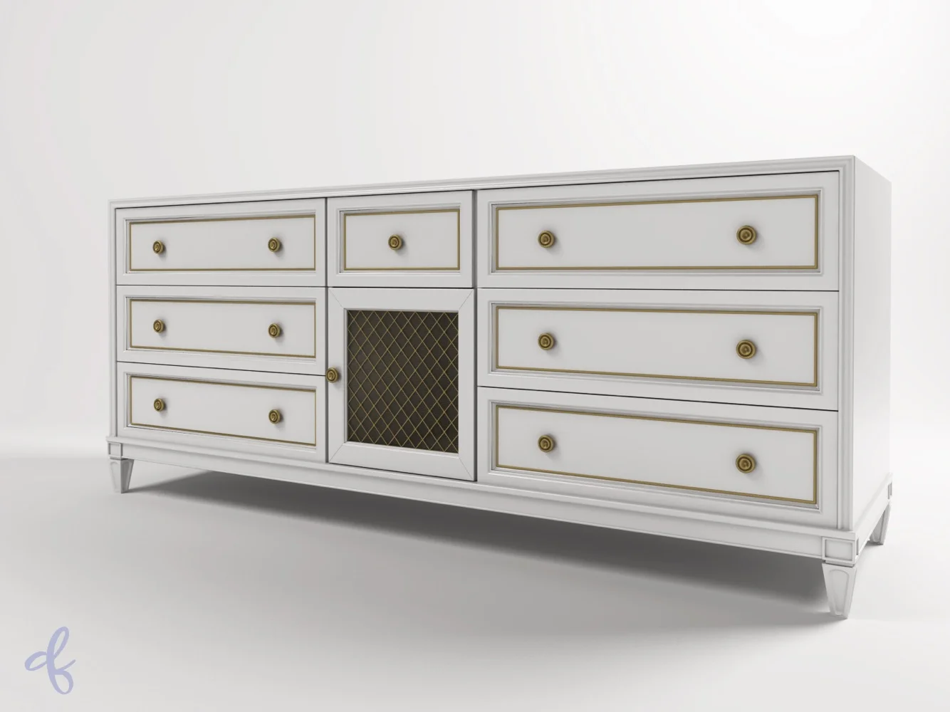  Sylvana media cabinet