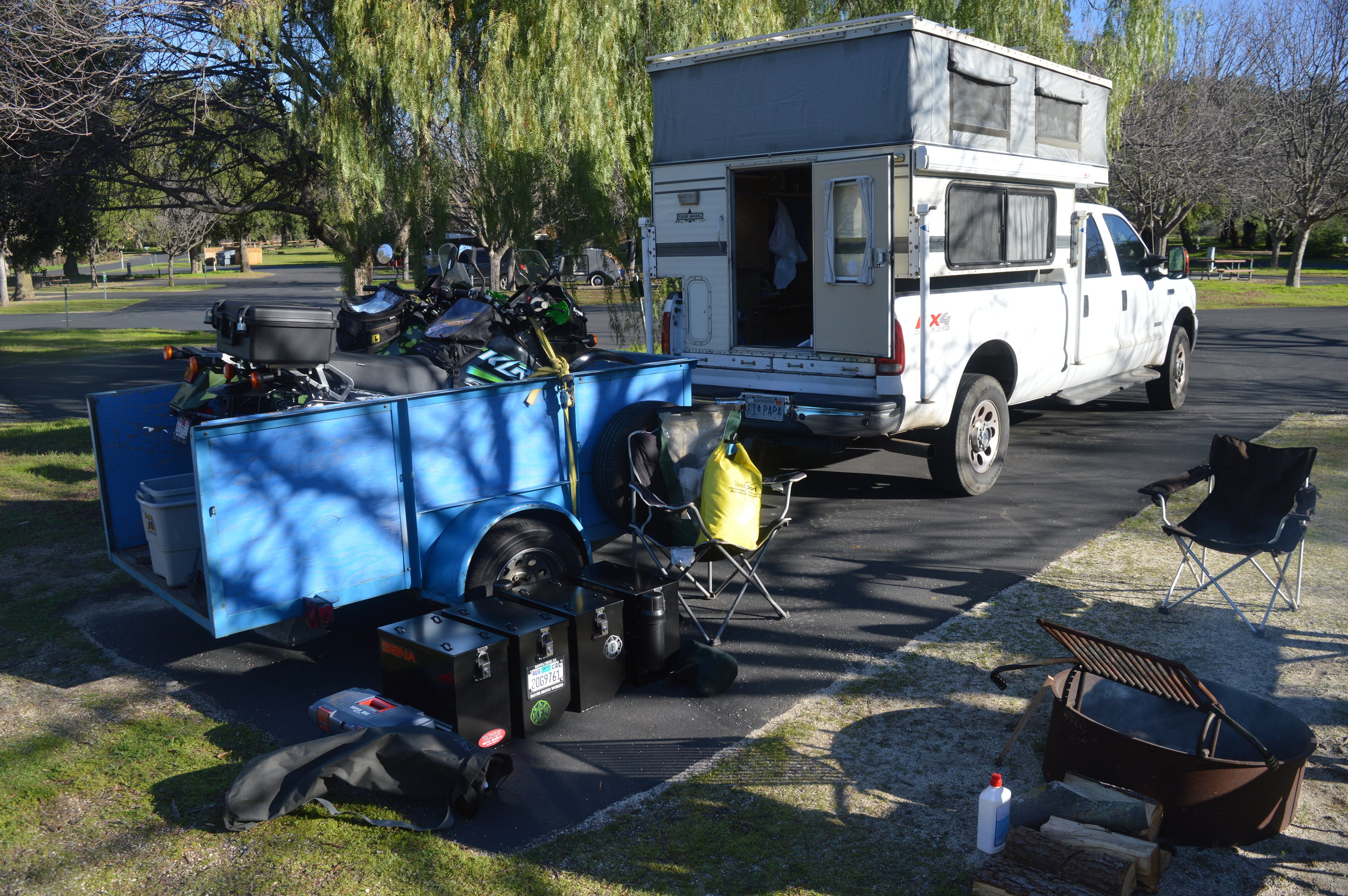 Camp at Potrero County Park (San Diego County)