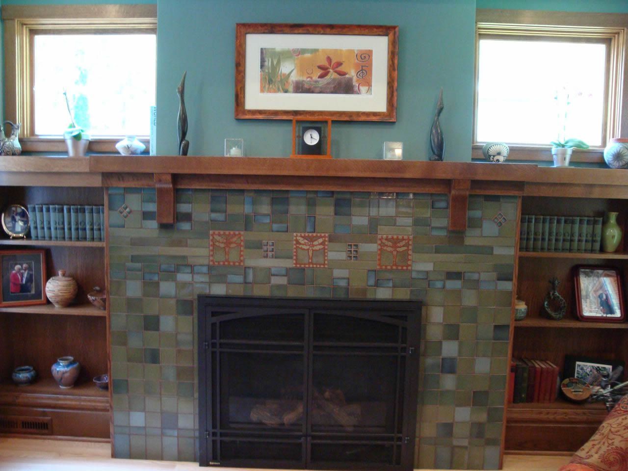 Tile Art Design FIREPLACE 12