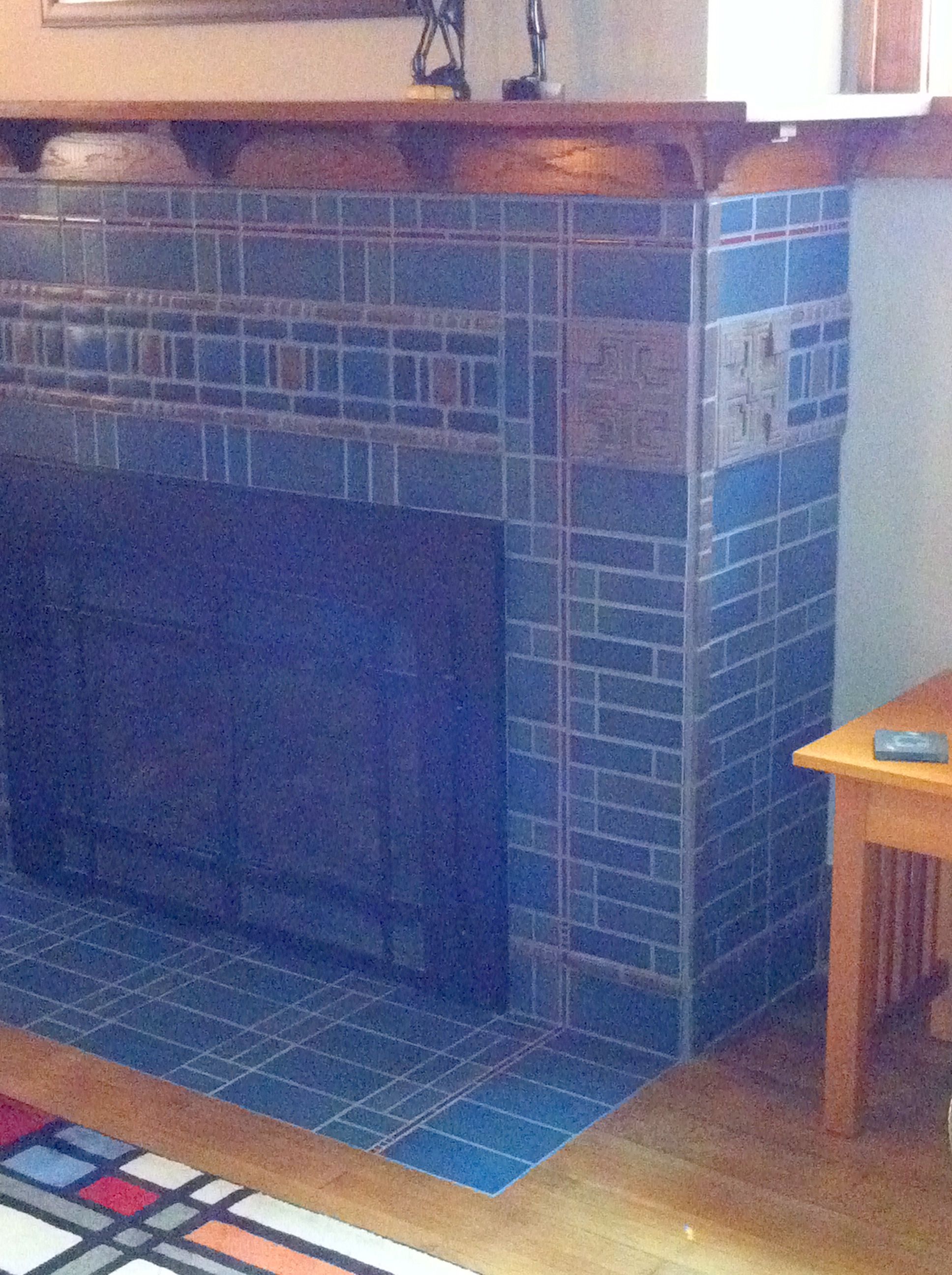 Tile Art Design FIREPLACE 11