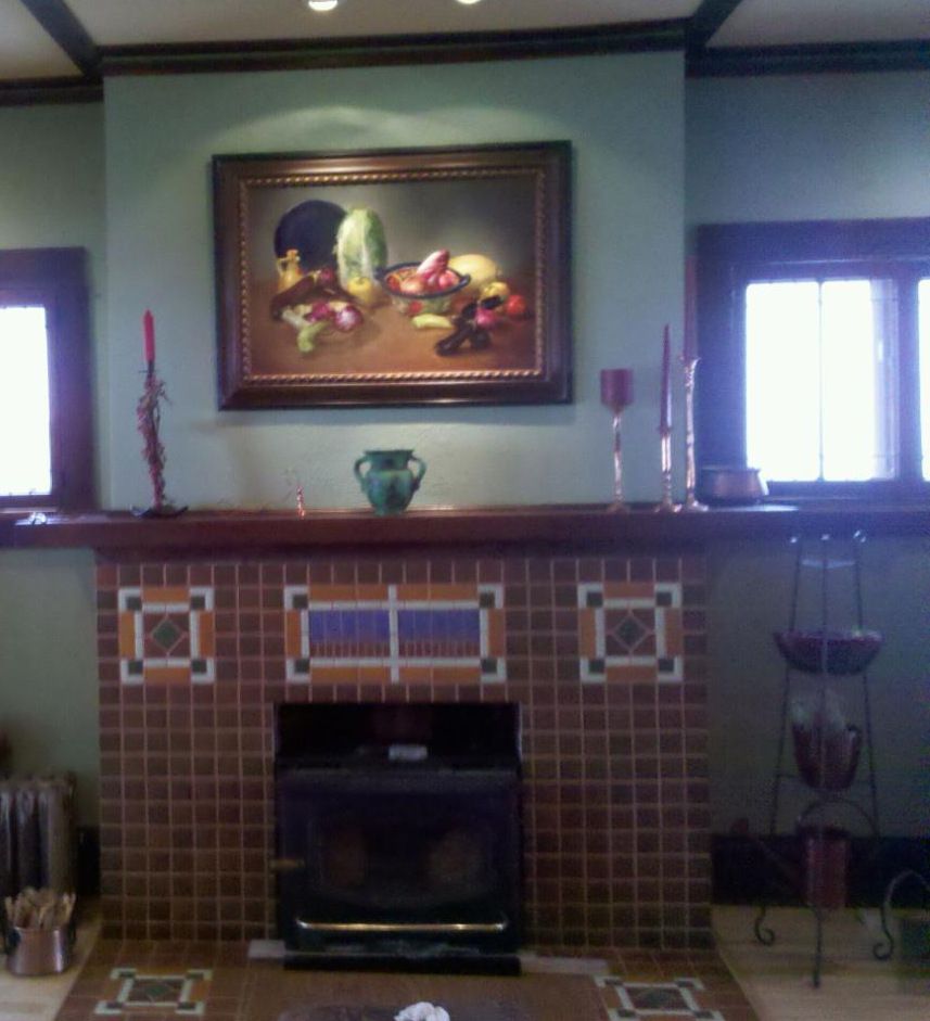 Tile Art Design FIREPLACE 10