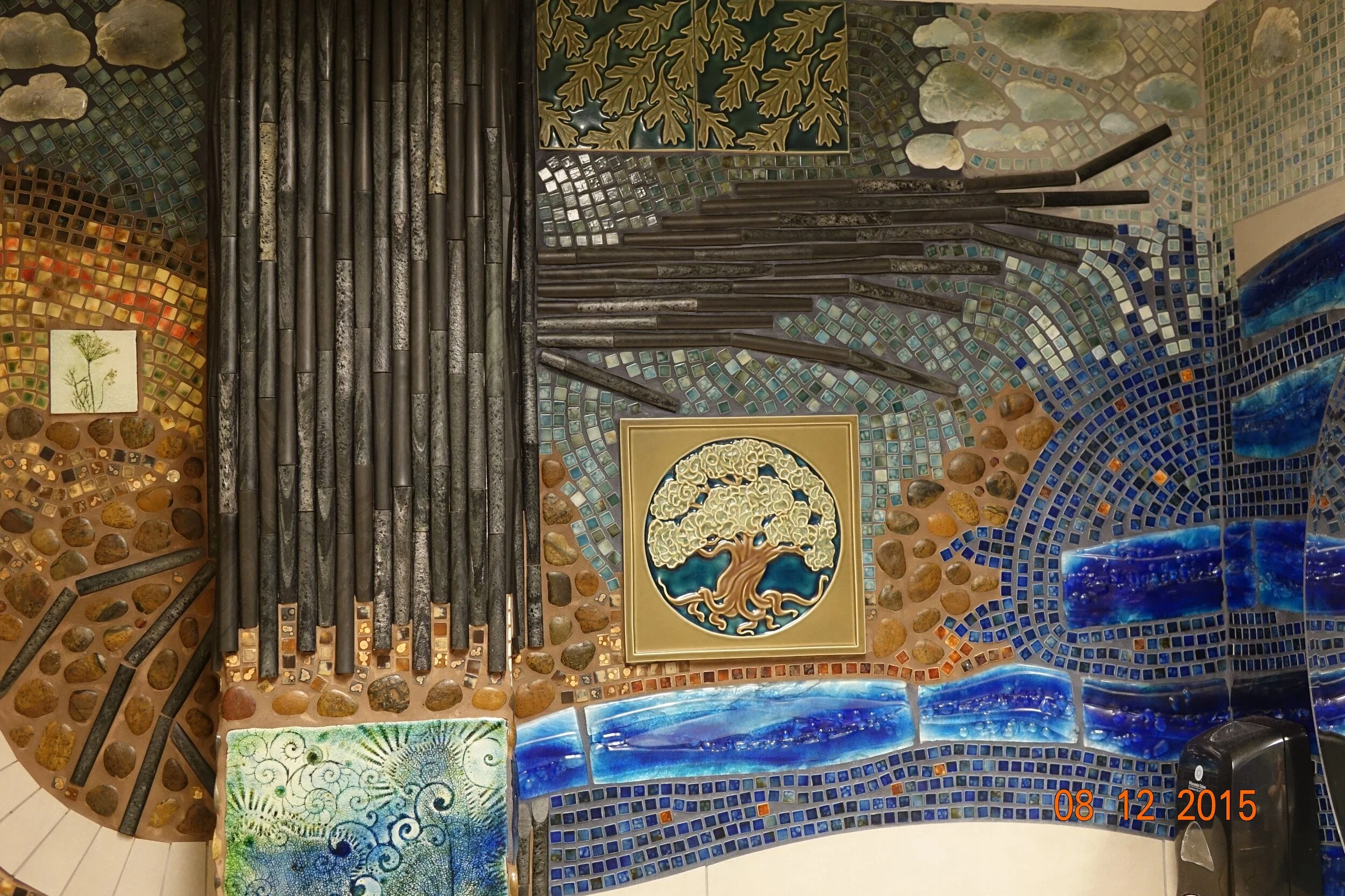 The Artful Restroom at UW - MADISON, in MEMORIAL UNION — Tile Art Design