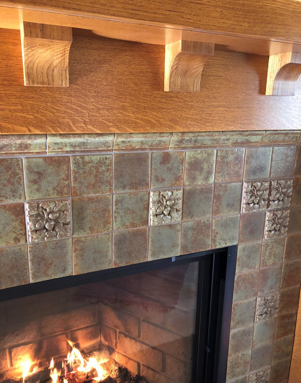 Fireplaces — Tile Art Design