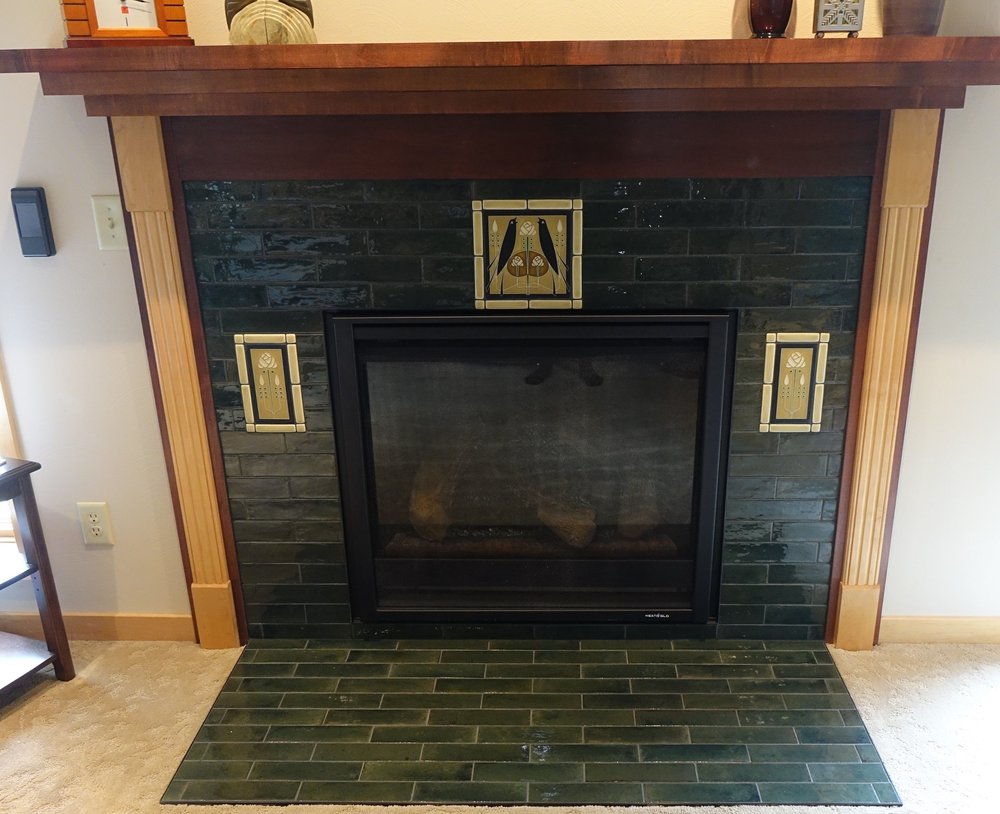 Fireplaces — Tile Art Design