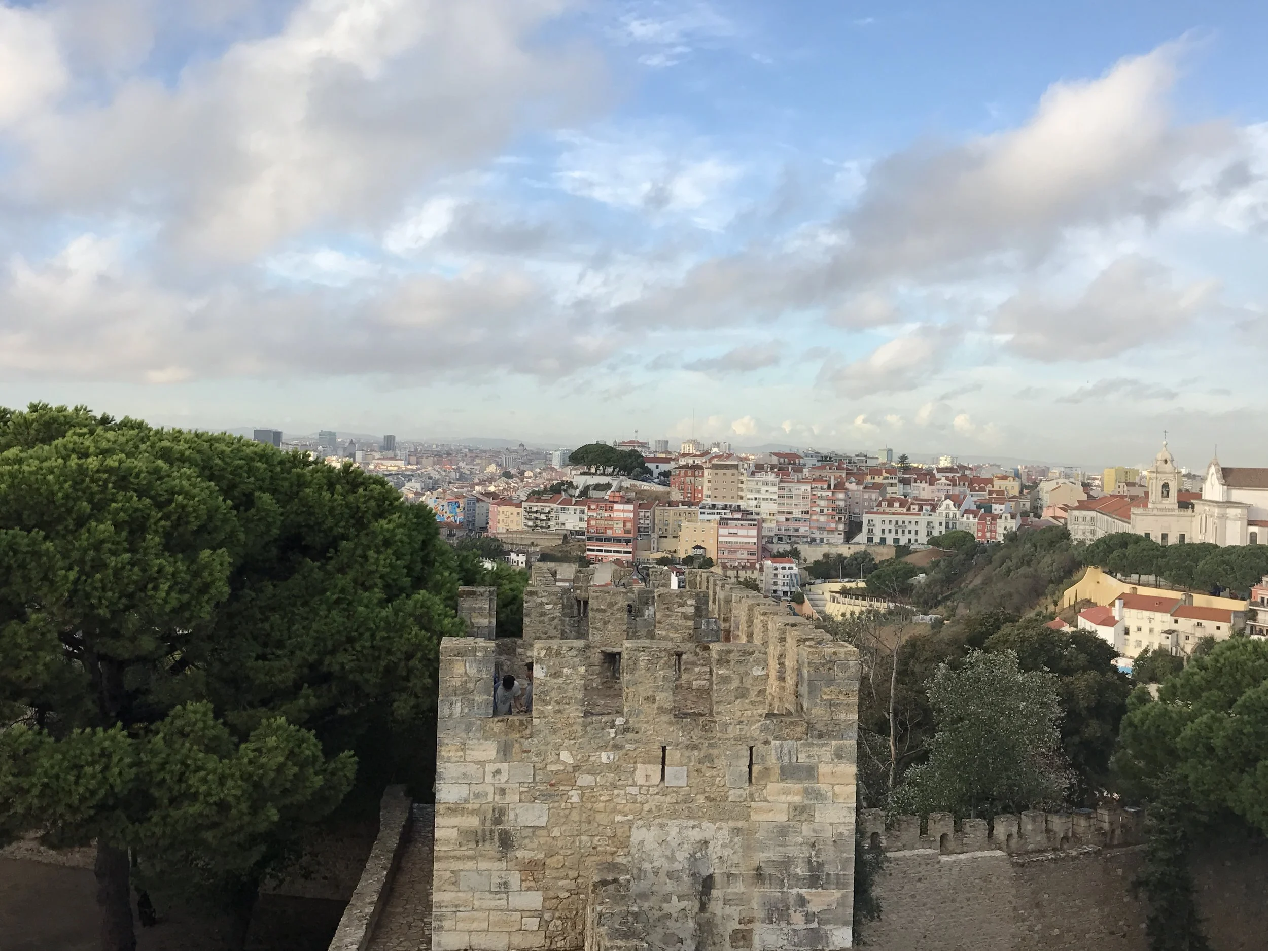 View from one of the towers - Castelo De S. Jorge
