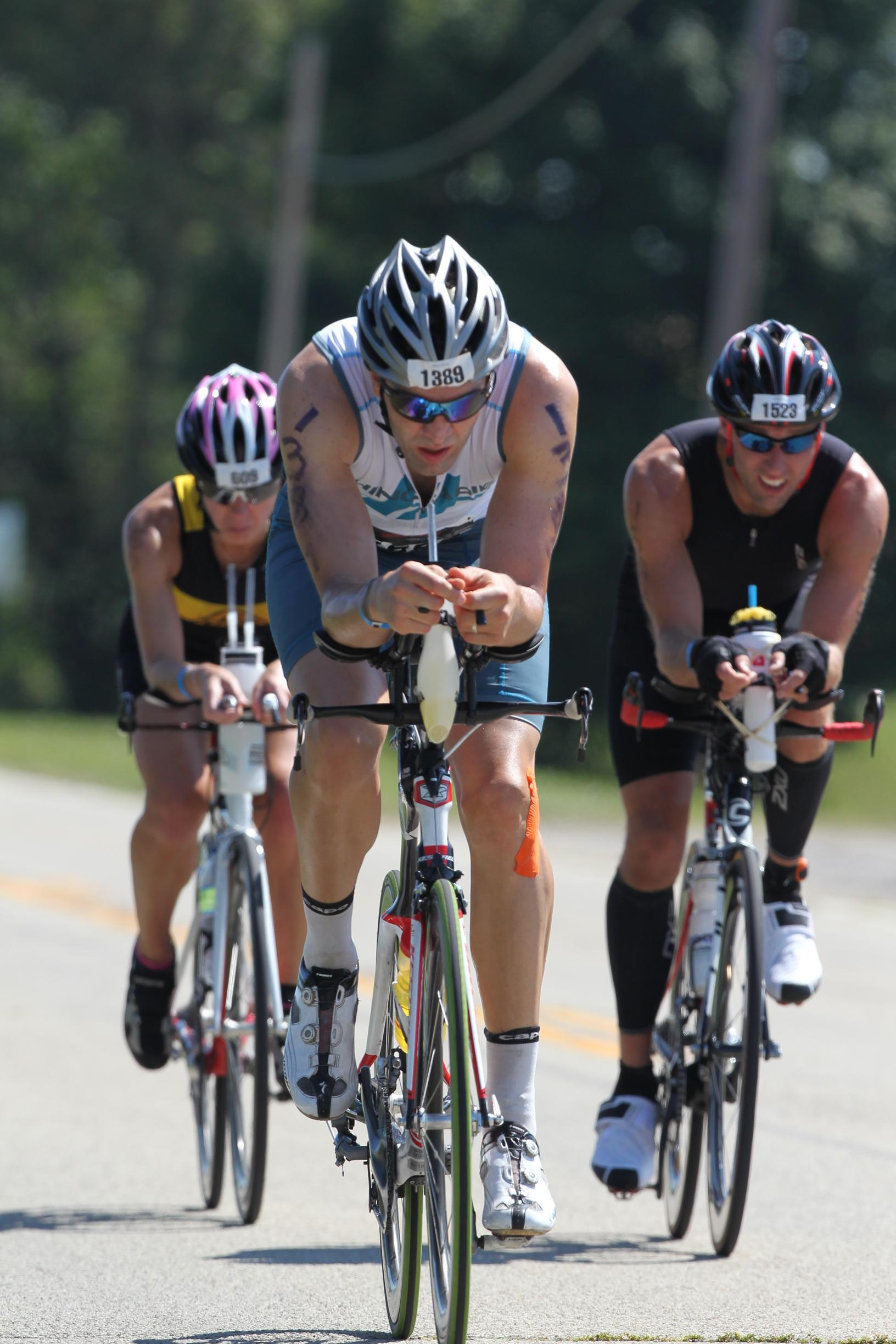 Jason in Ironman Louisville 2013