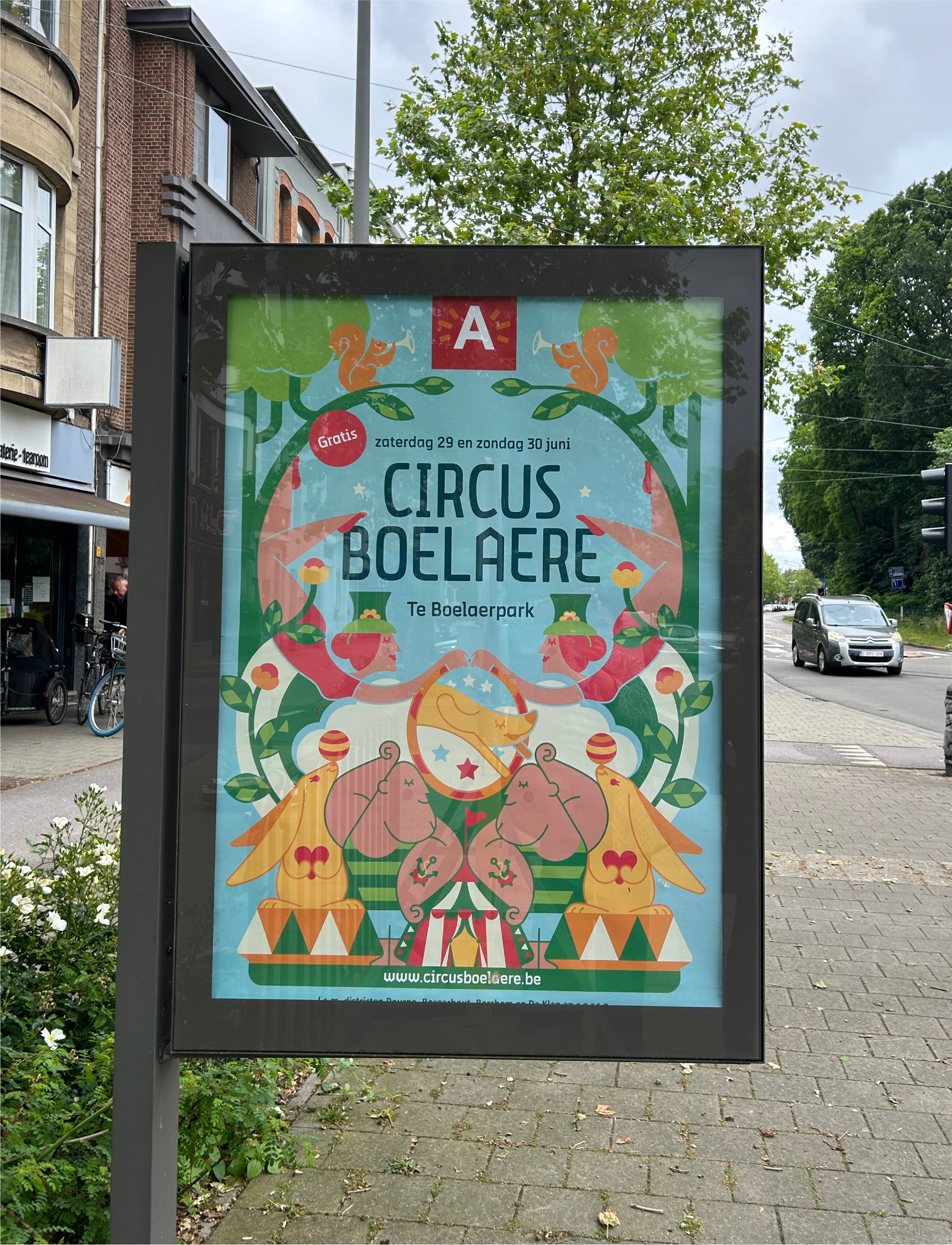 Poster illustration Circus Boelaere