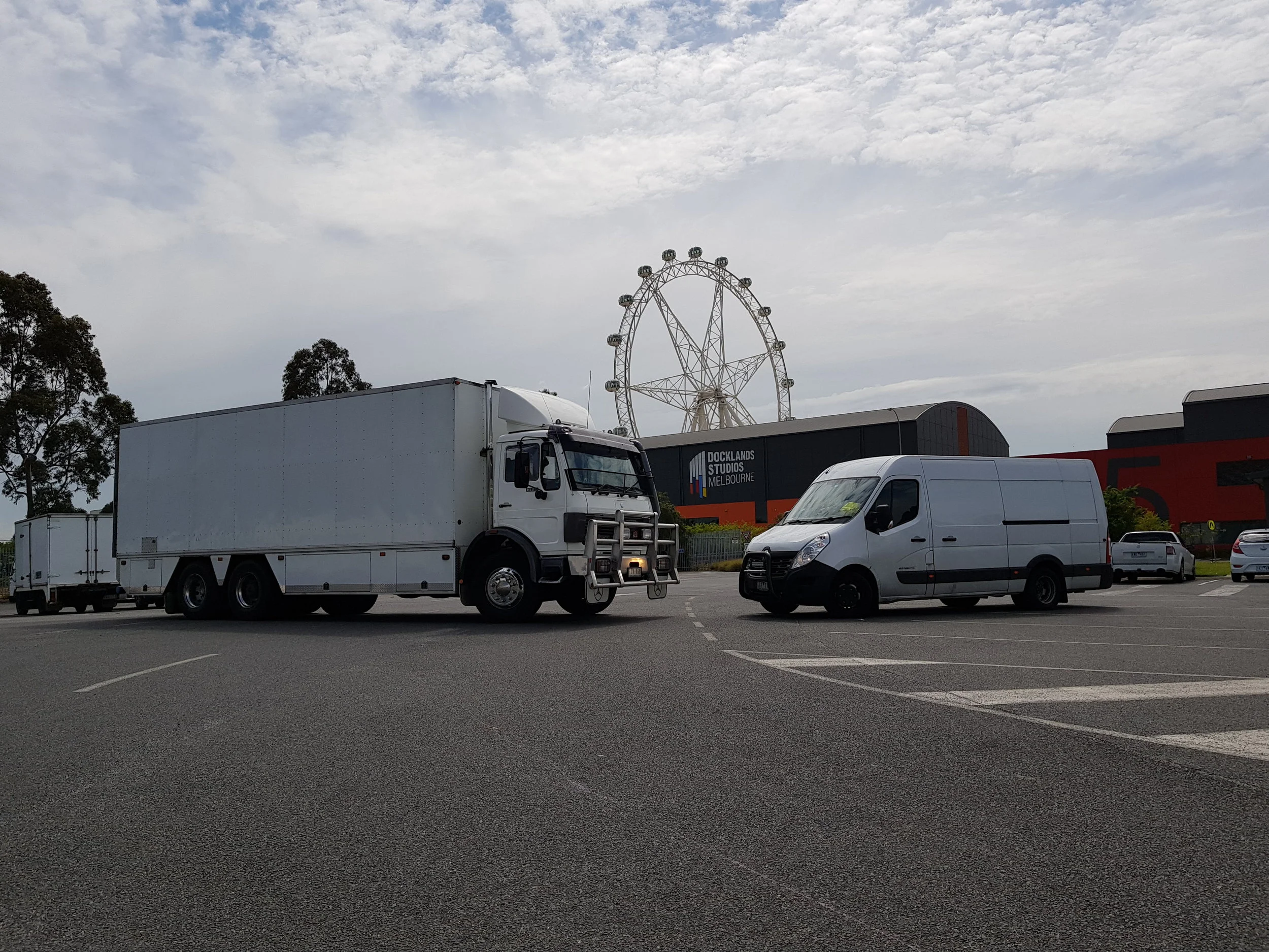 Truck and van at DSM