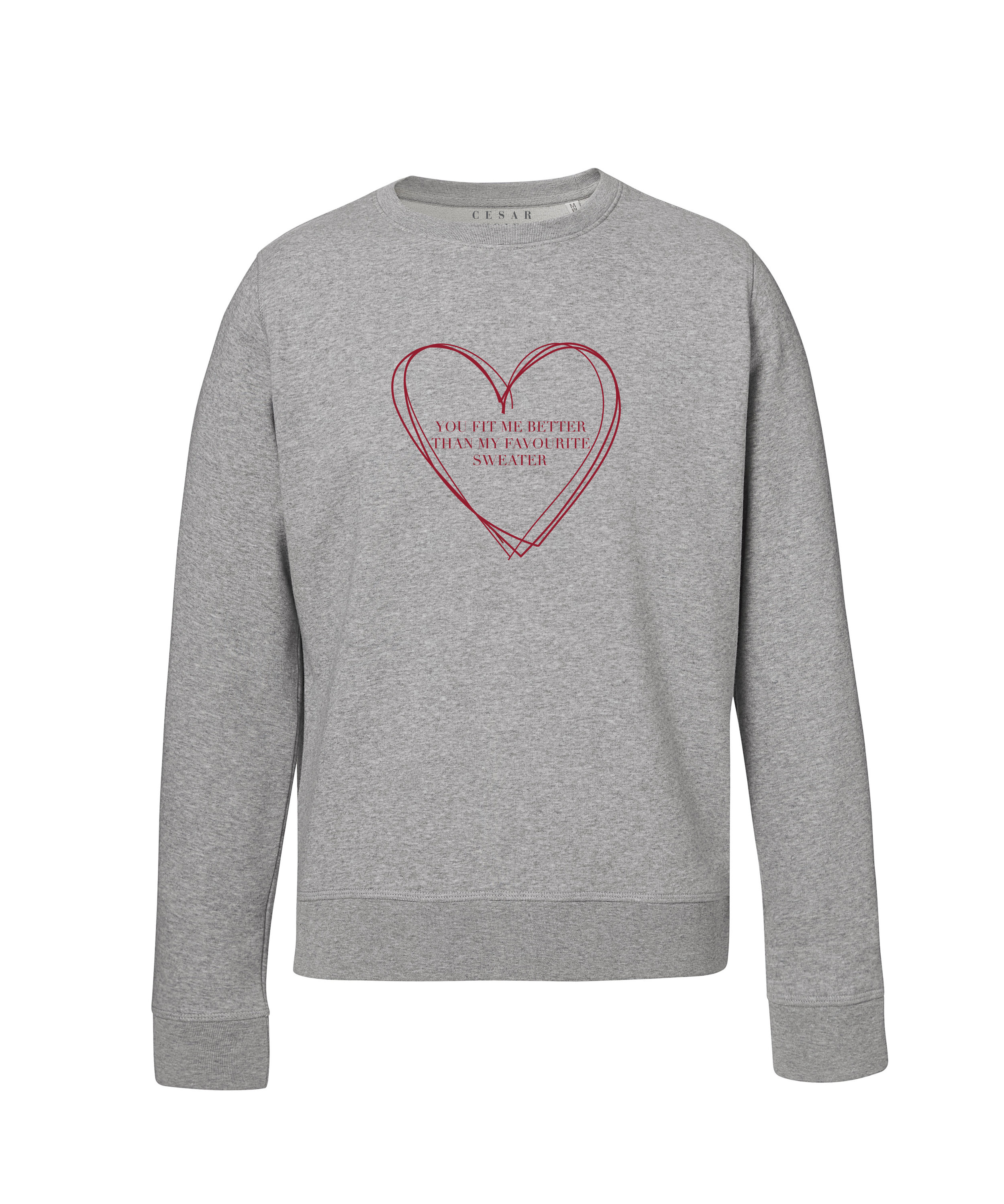 You fit me better than my favourite sweater