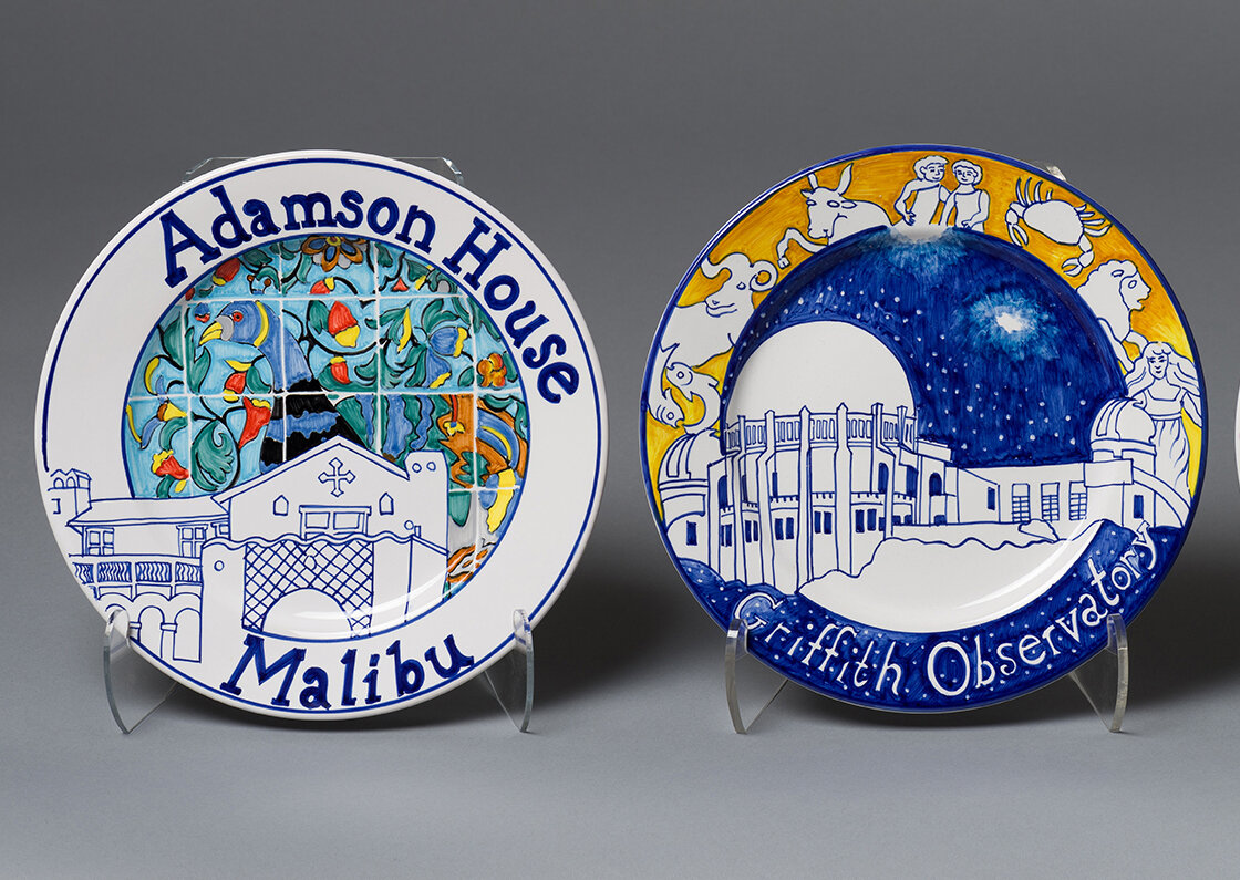 8. LA Landmark Plates- Malibu, Griffith Observatory.jpg