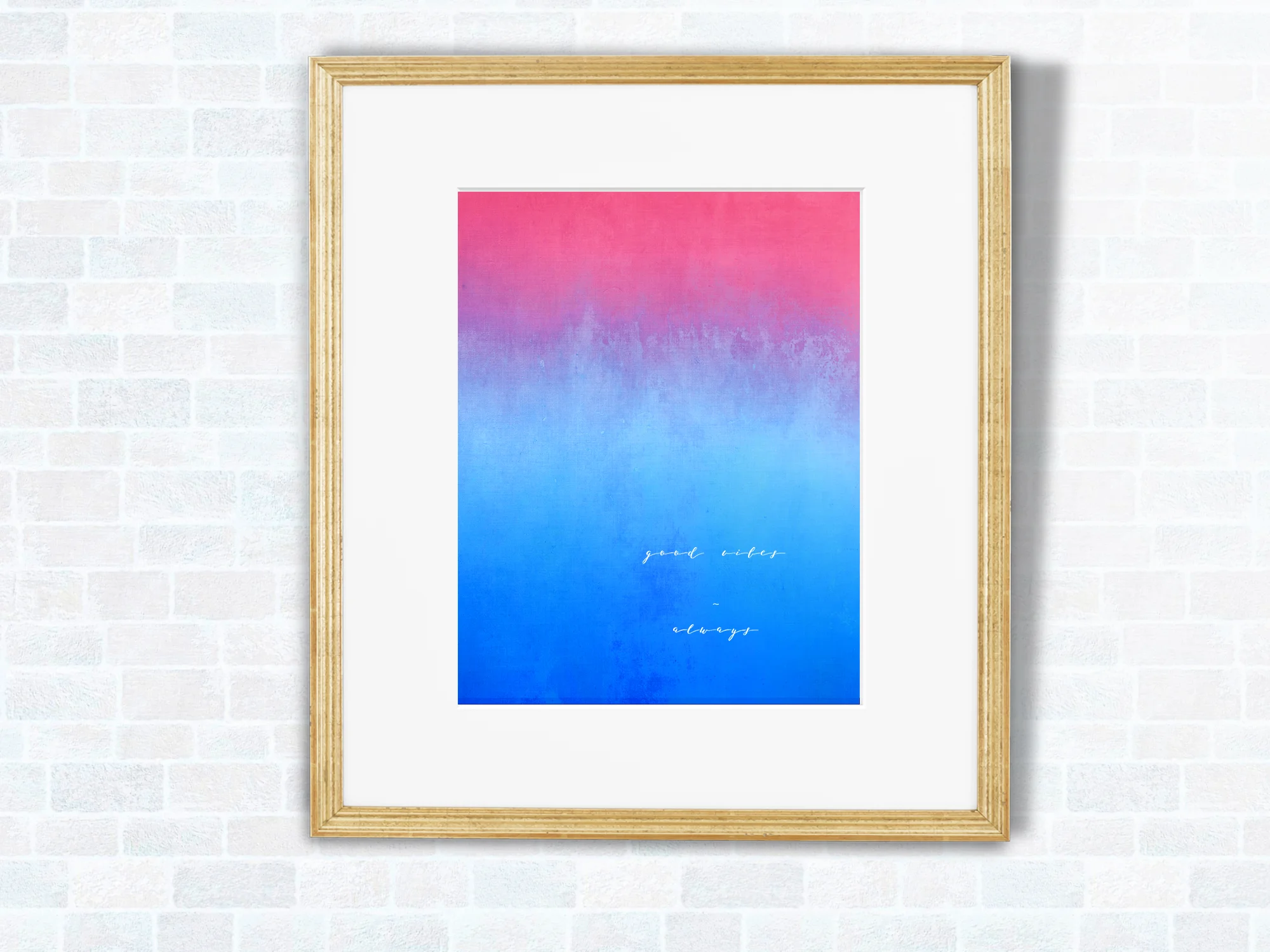 BP Good Vibes framed w text .jpg