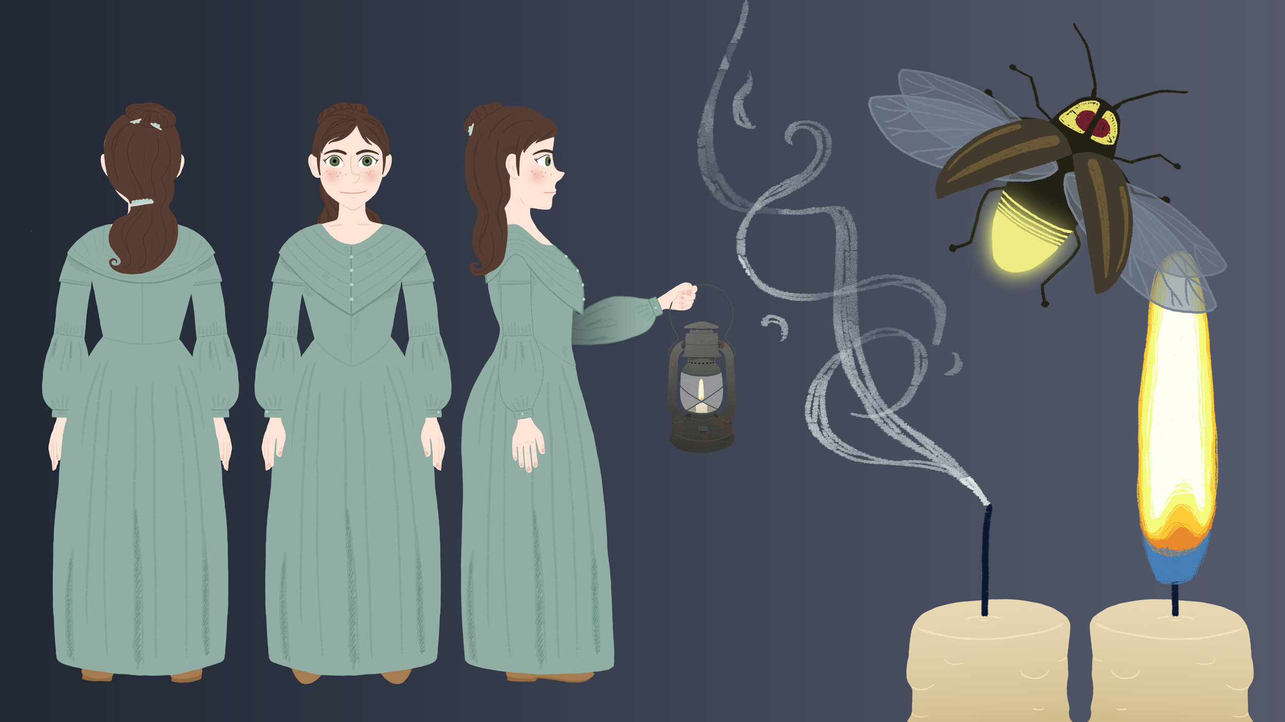 Emily Dickinson Concept Art