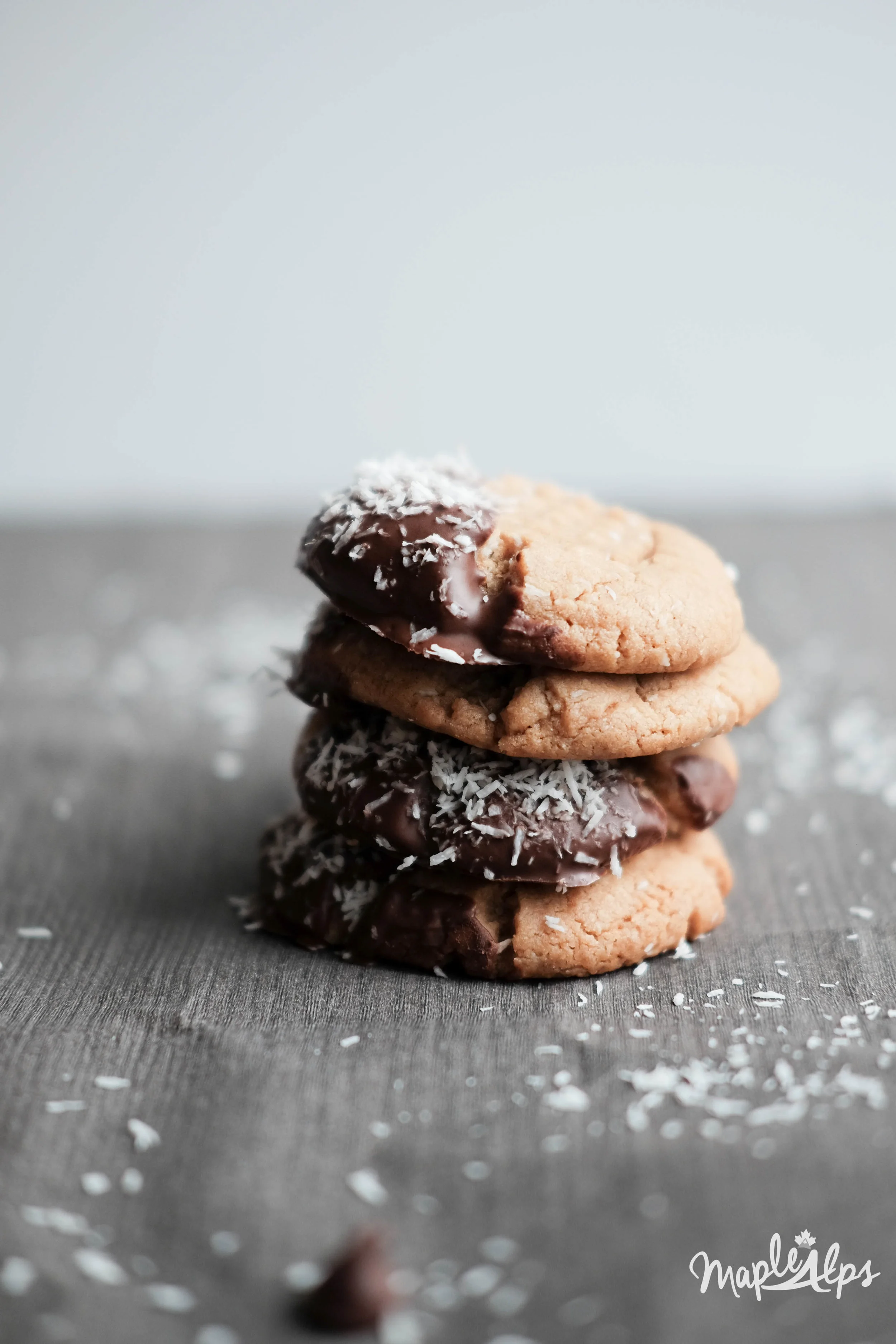 Peanut Butter Coconut Cookies (vegan) — Maple Alps