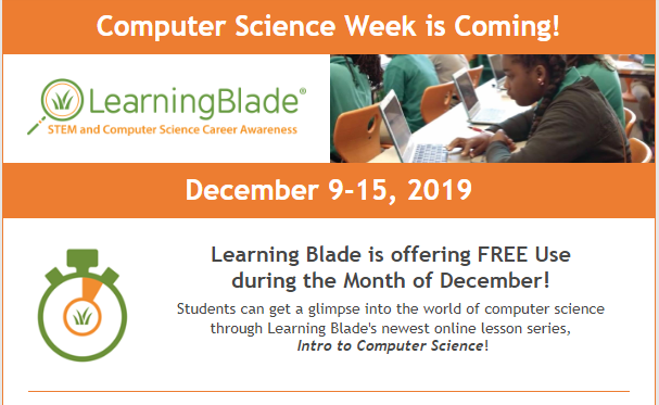 Celebrate Computer Science THIS week