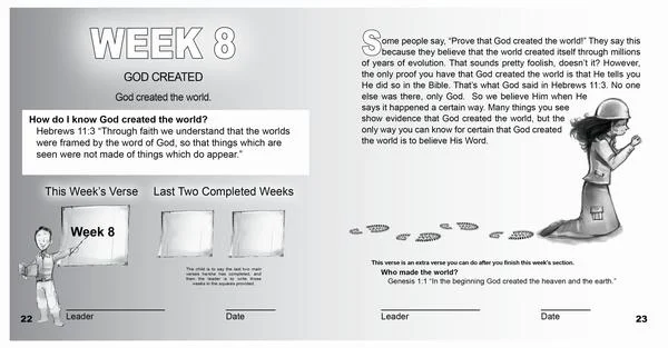 A PAGE FROM THE TRUTH TRACKERS HANDBOOK.