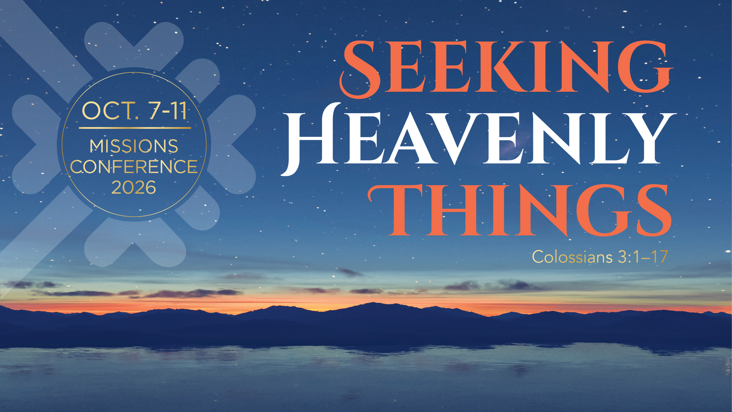 Missions Conference October 7-11, 2026