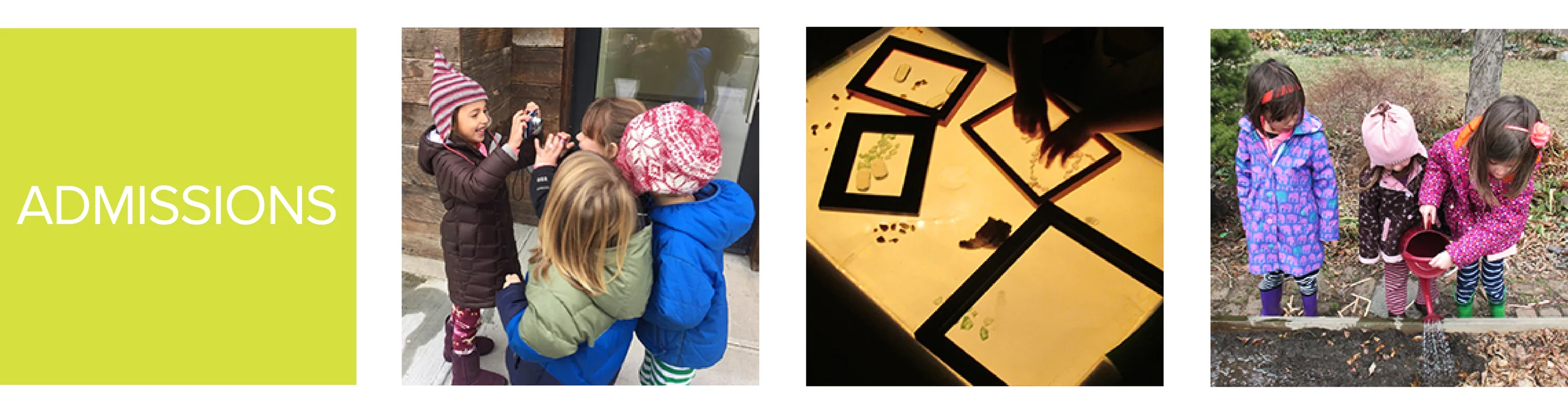 RED HOOK PLAYGROUP: ADMISSIONS