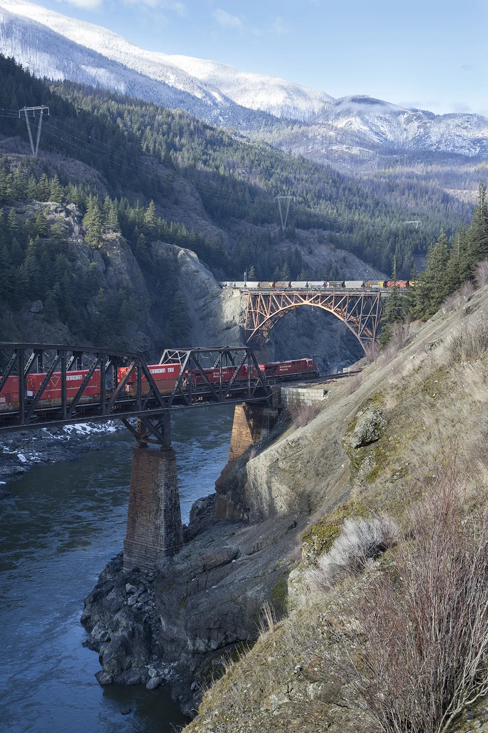CISCO BRIDGES. LYTTON BRITISH COLUMBIA 2017.