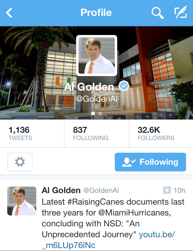 Raising Canes Tweet - Al Golden