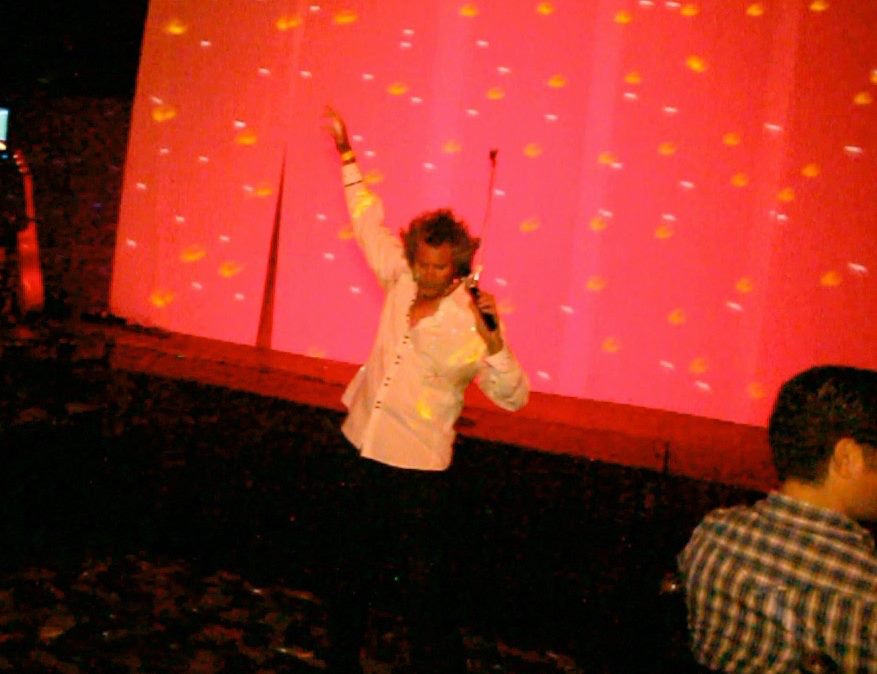 On stage in Mexicali, Mexico, June 2013