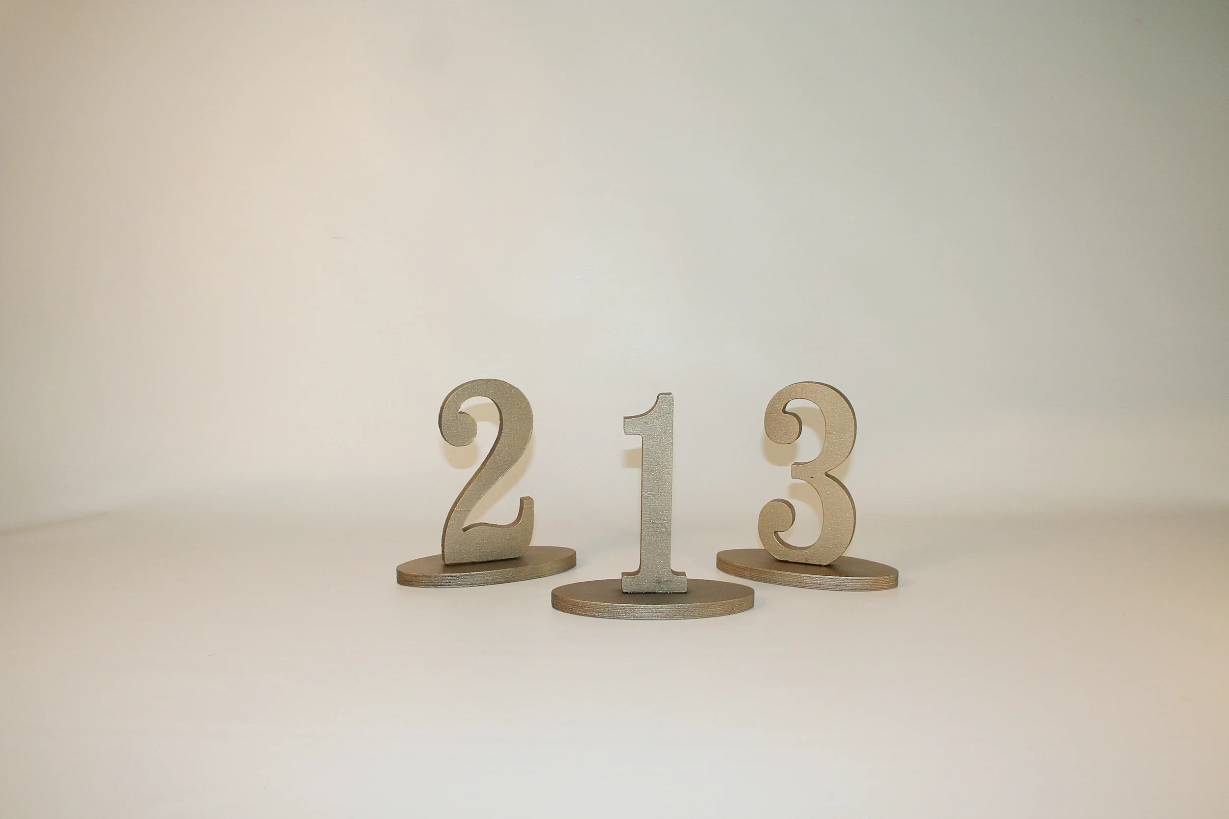 gold table numbers