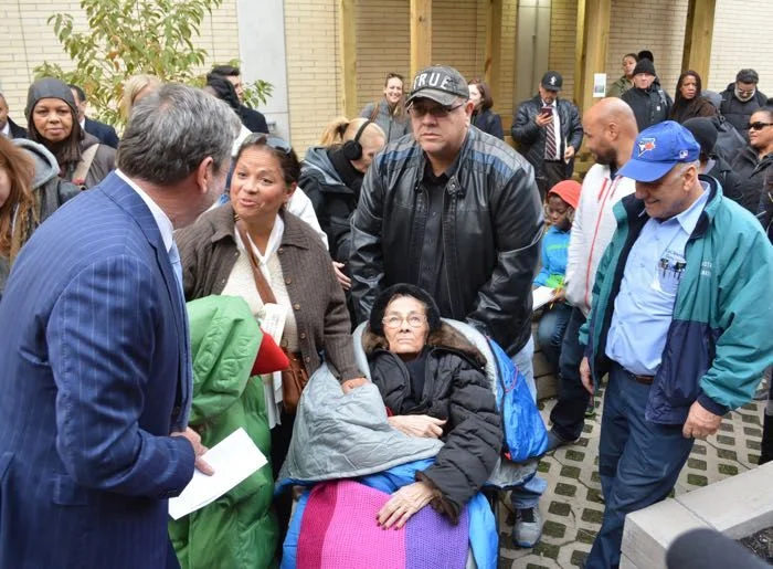 Carmen Pabon attended yesterday’s ceremony.