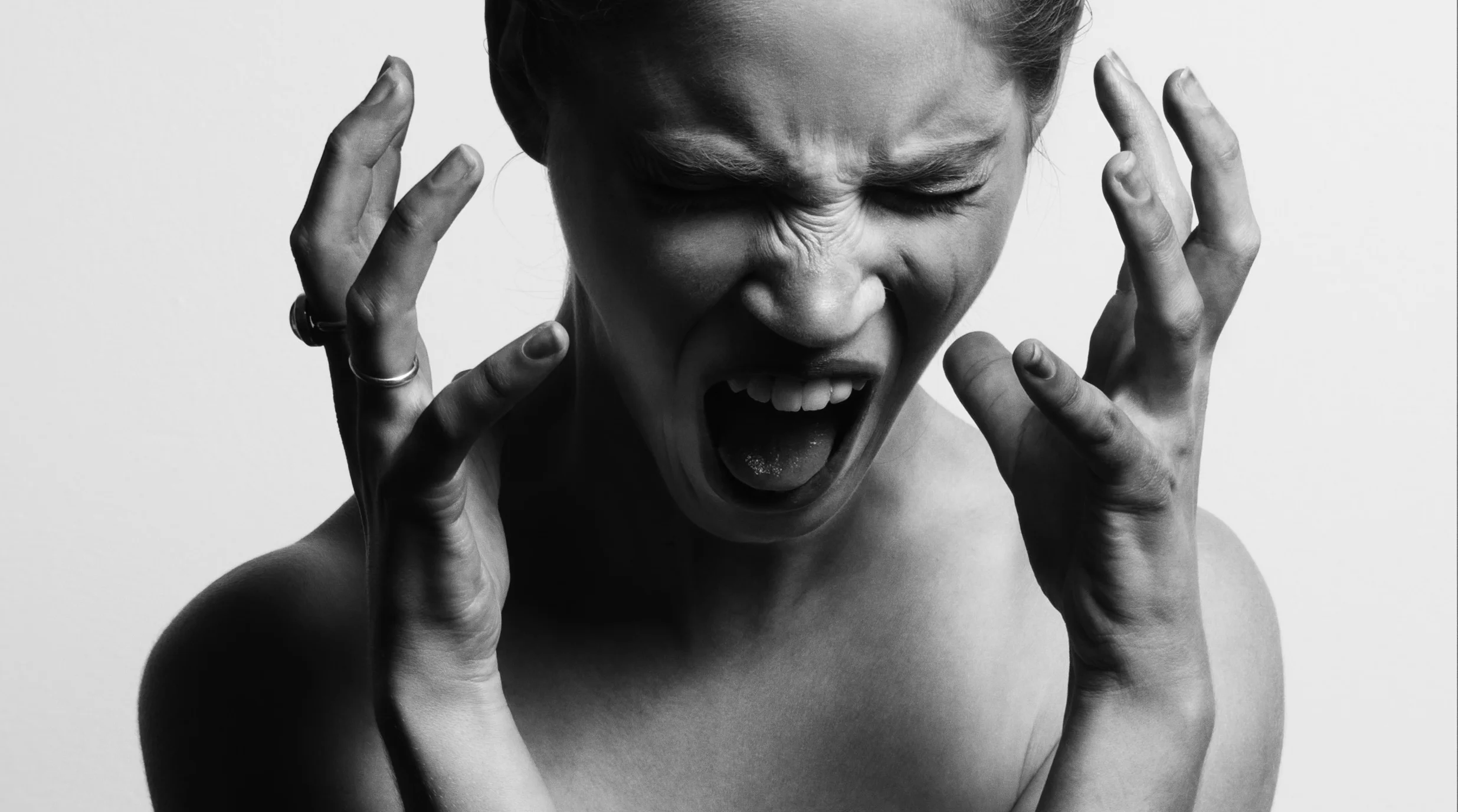 When you don't express your anger it can turn inwards