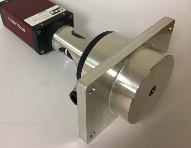 Retrofit pinhole insert allows use of standard pinhole lenses and cameras