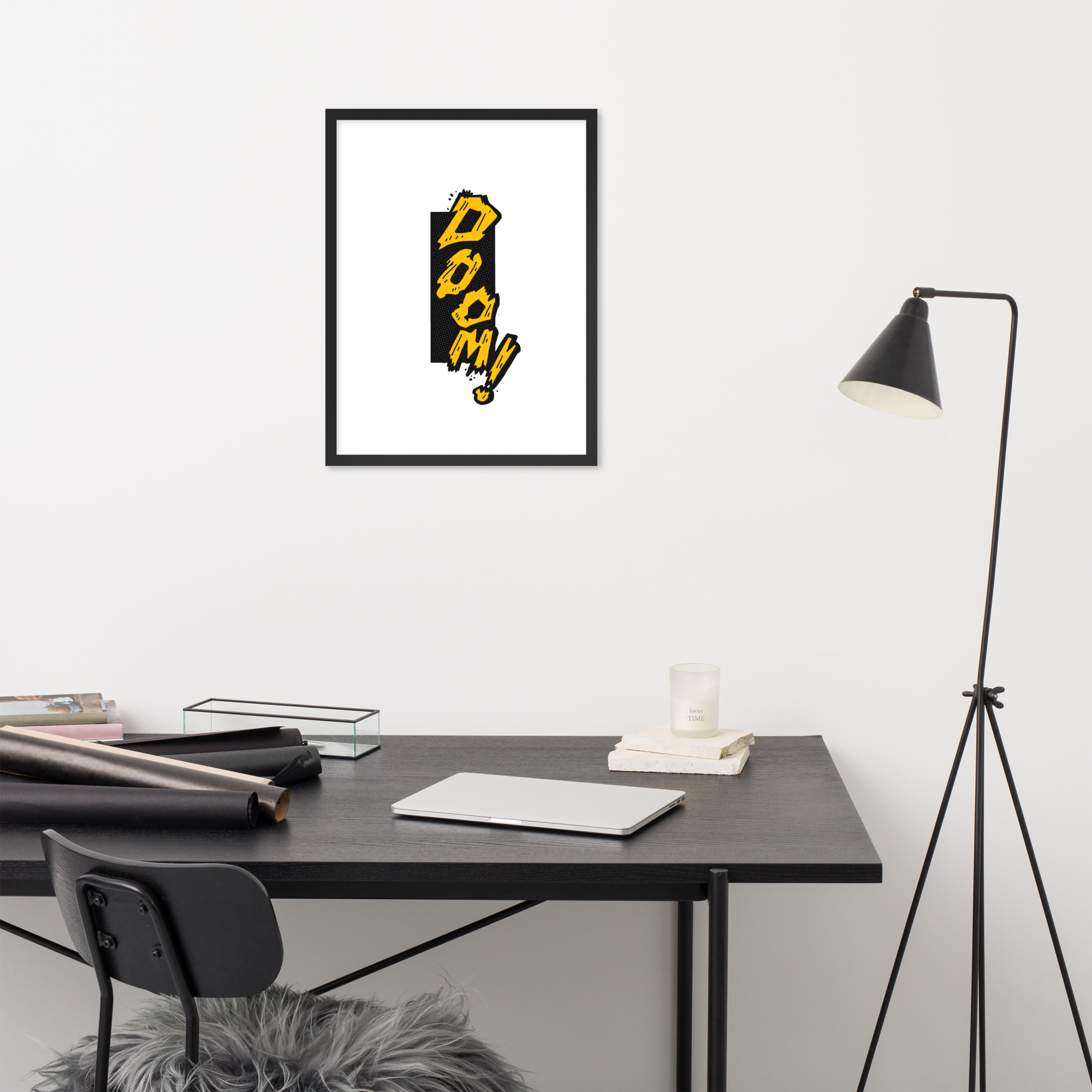 "DOOM" Framed Print