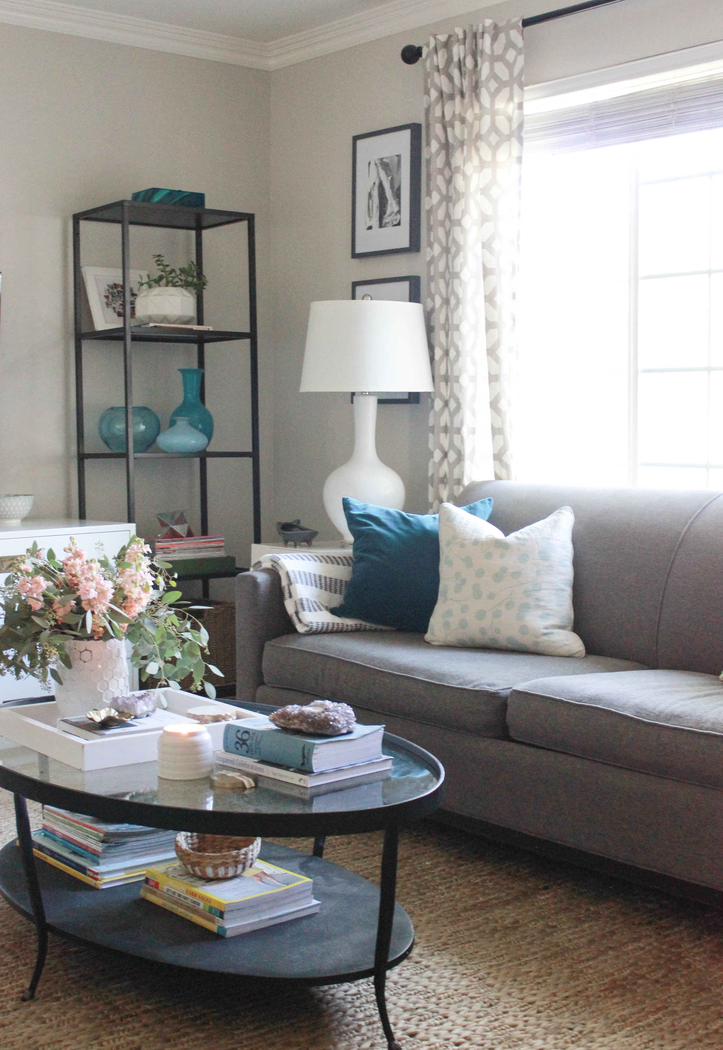 Living Room Update Jute Rug Addition Addiction Katrina