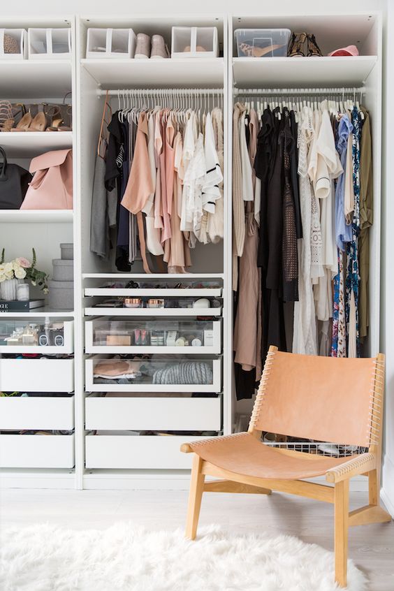 software Zeeslak huisvrouw Small Master Bedroom Closet Makeover: Ikea Pax Inspiration and Our Design  Plan — Katrina Blair | Interior Design | Small Home Style | Modern  LivingKatrina Blair
