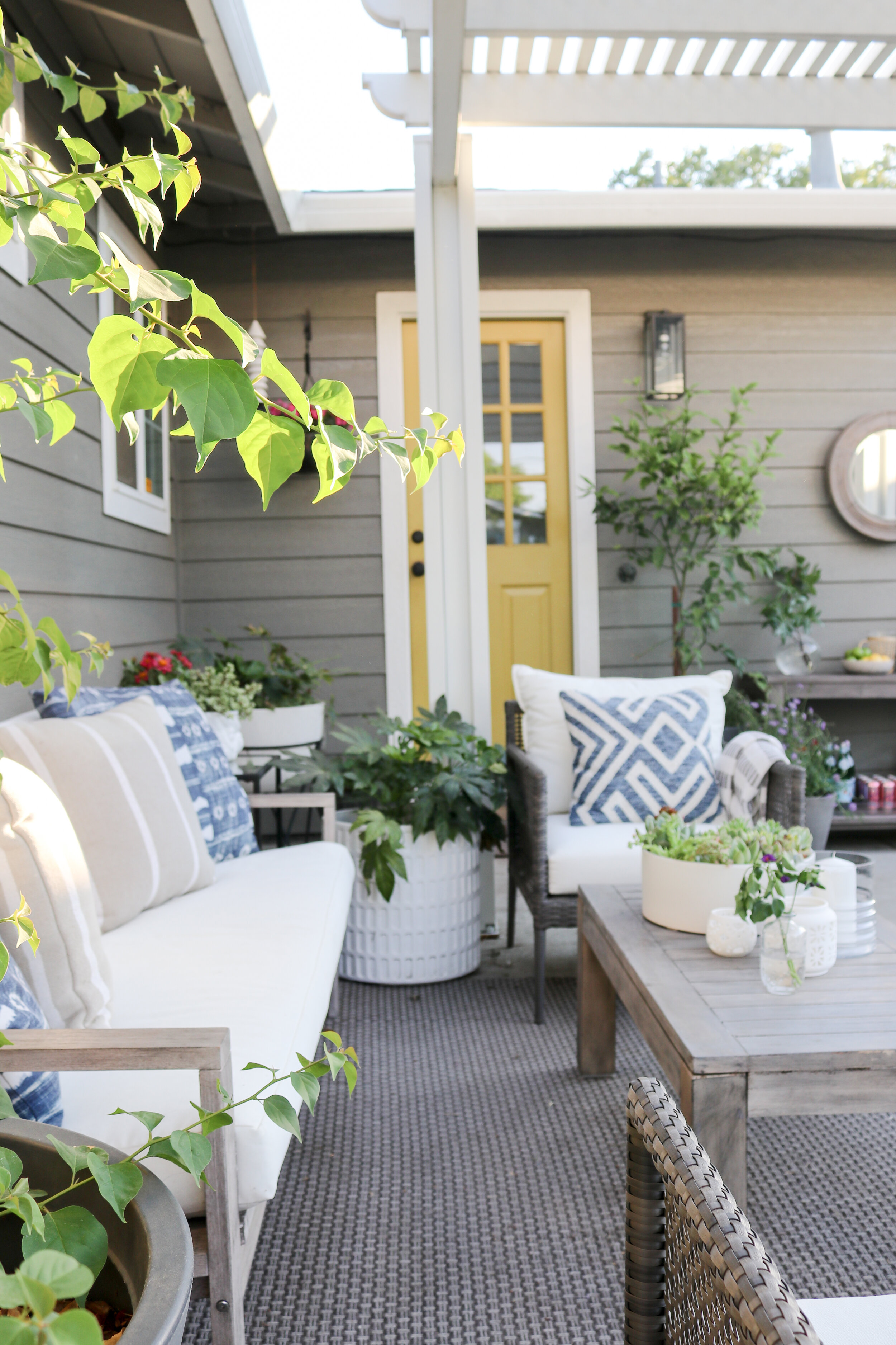 expensive patio furniture on How To Create A Beautiful Patio For Summer Katrina Blair Interior Design Small Home Style Modern Livingkatrina Blair