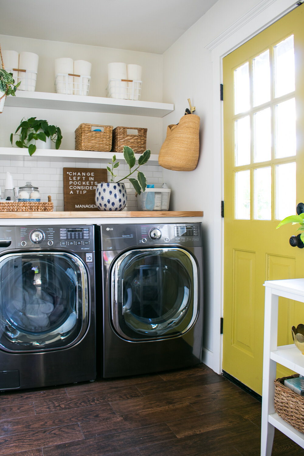 Laundry Room Update: Butcher Block Countertop — Katrina Blair | Interior  Design | Small Home Style | Modern LivingKatrina Blair