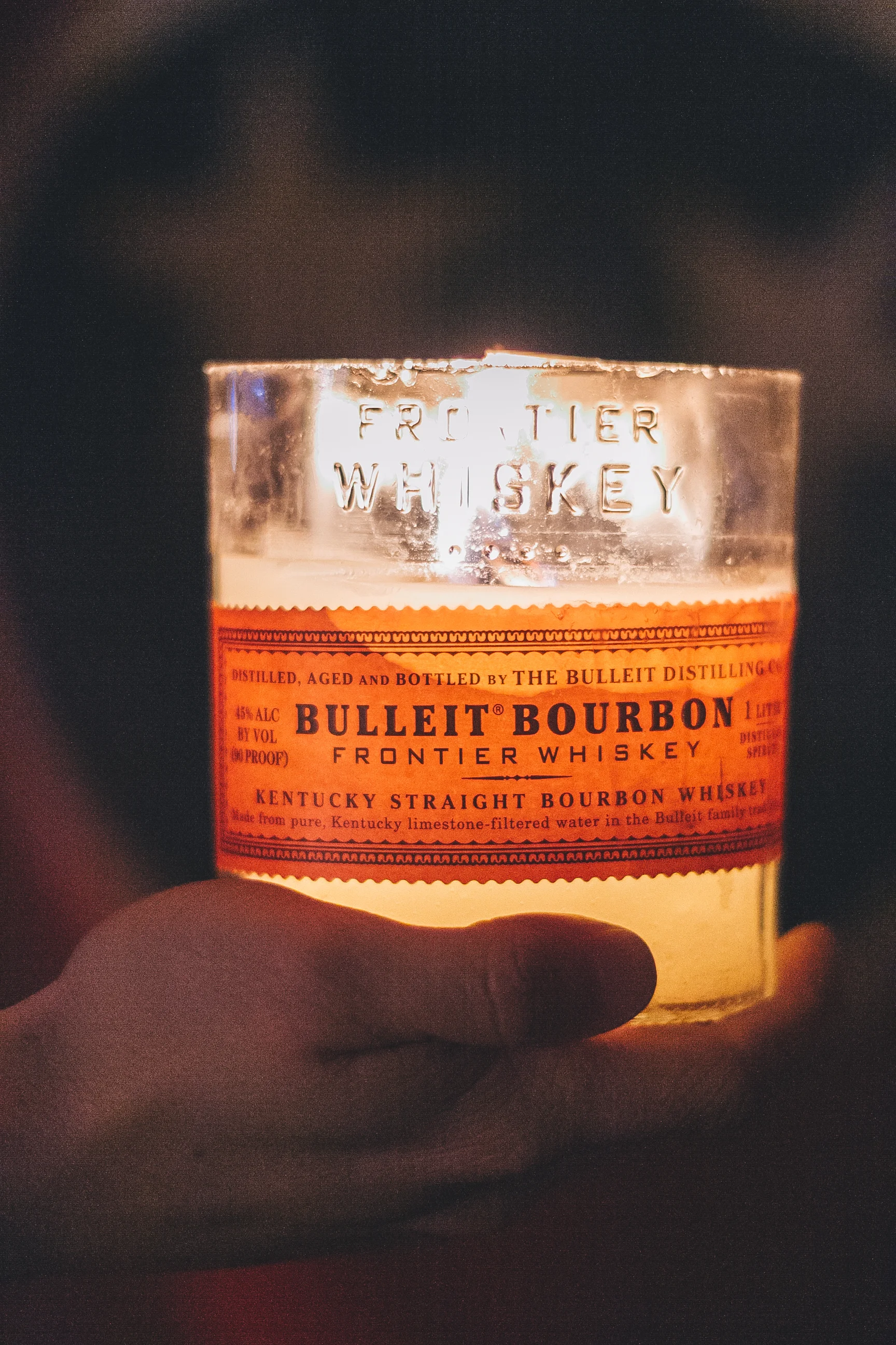 The Original Bulleit Bottle Candle