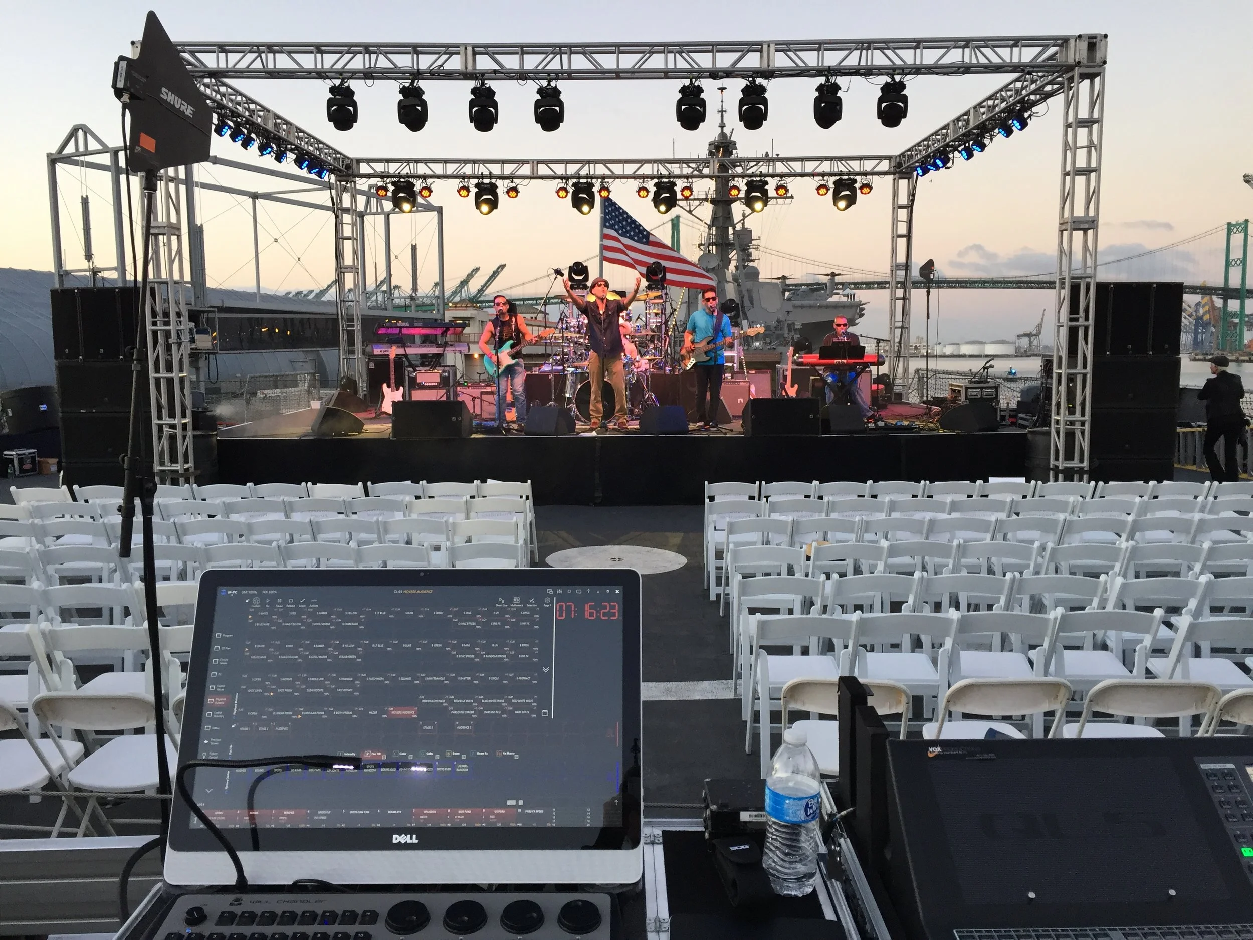  LA FLEET WEEK CONCERTS @ USS IOWA, LONG BEACH, CA 
