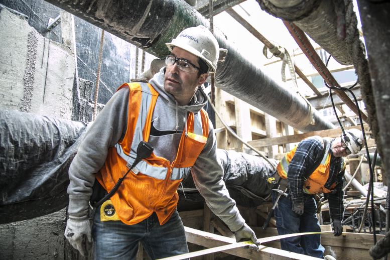 2nd avenue tunnel worker for new train station Industrial photography by corporate photographer Michael Benabib.JPG