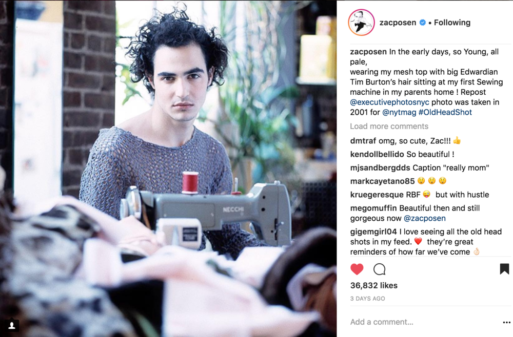 Zac Posen repost of executivephotosnyc portrait of Zac Posen