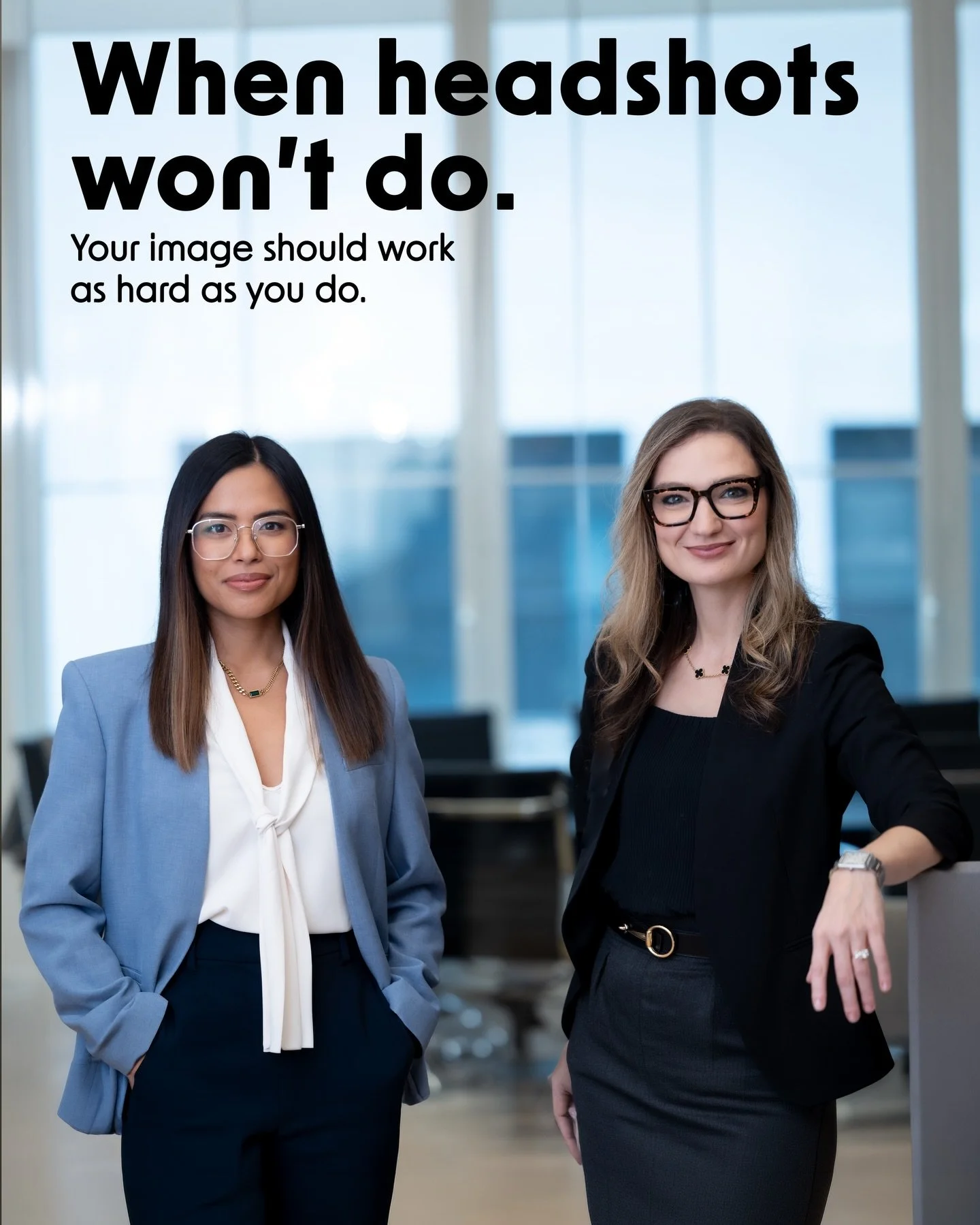One session. A library of images your brand will use for years.

Editorial portraits are the secret asset that high-performing executives, founders, and specialists keep in their back pocket. 

Press releases. Brochures. Speaking bios. LinkedIn heade