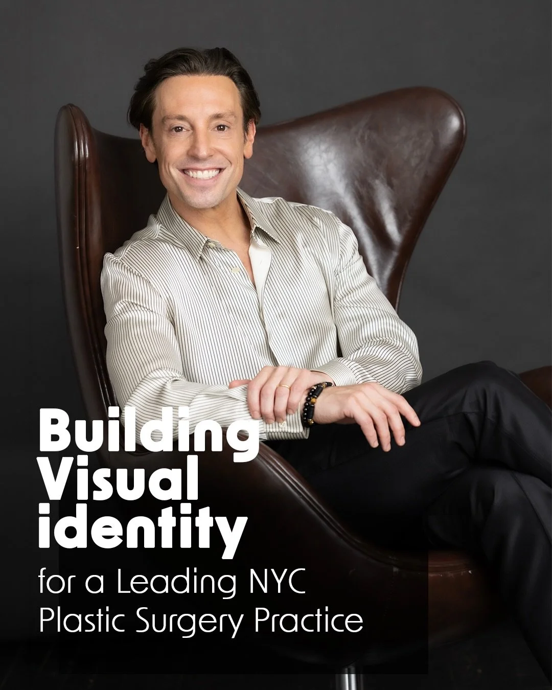 We recently worked with a leading NYC plastic surgery practice to create a cohesive visual identity for their website.

A strong group image for the landing page.
Individual executive portraits for each surgeon.
And a founder portrait that communicat