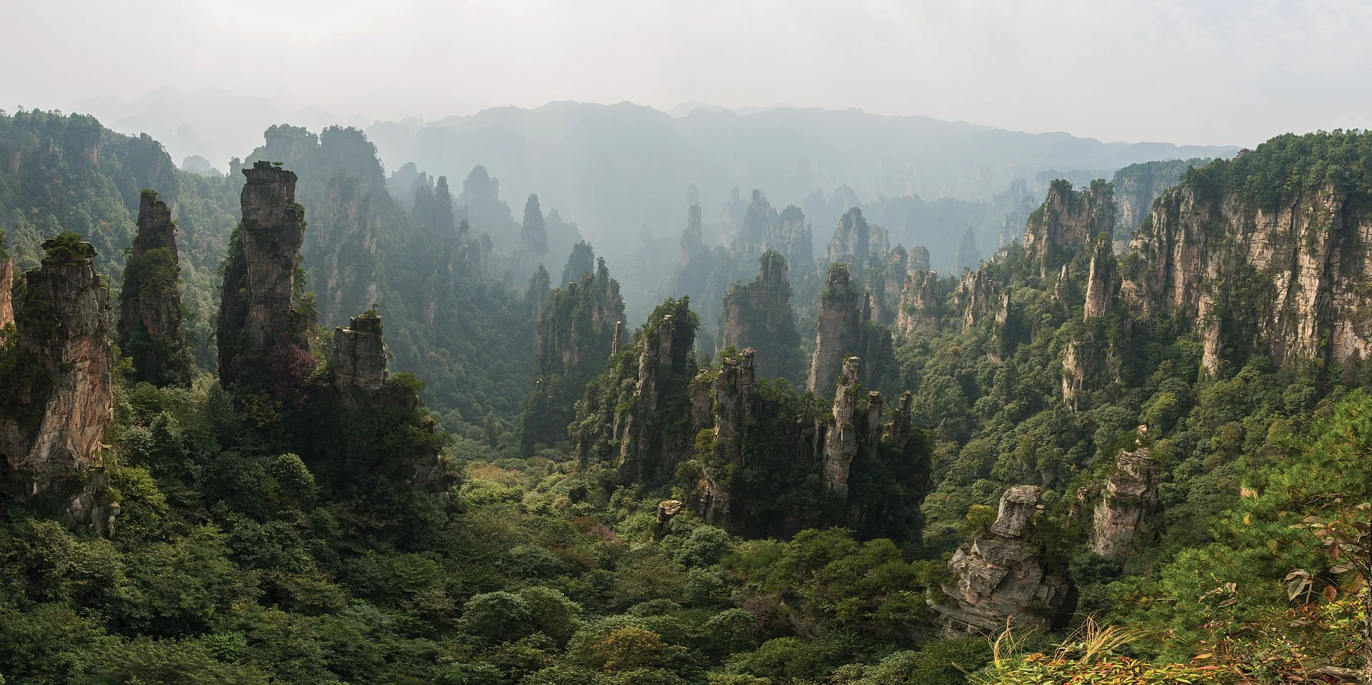 Wulingyuan Scenic and Historic Interest Area ( photo credit )