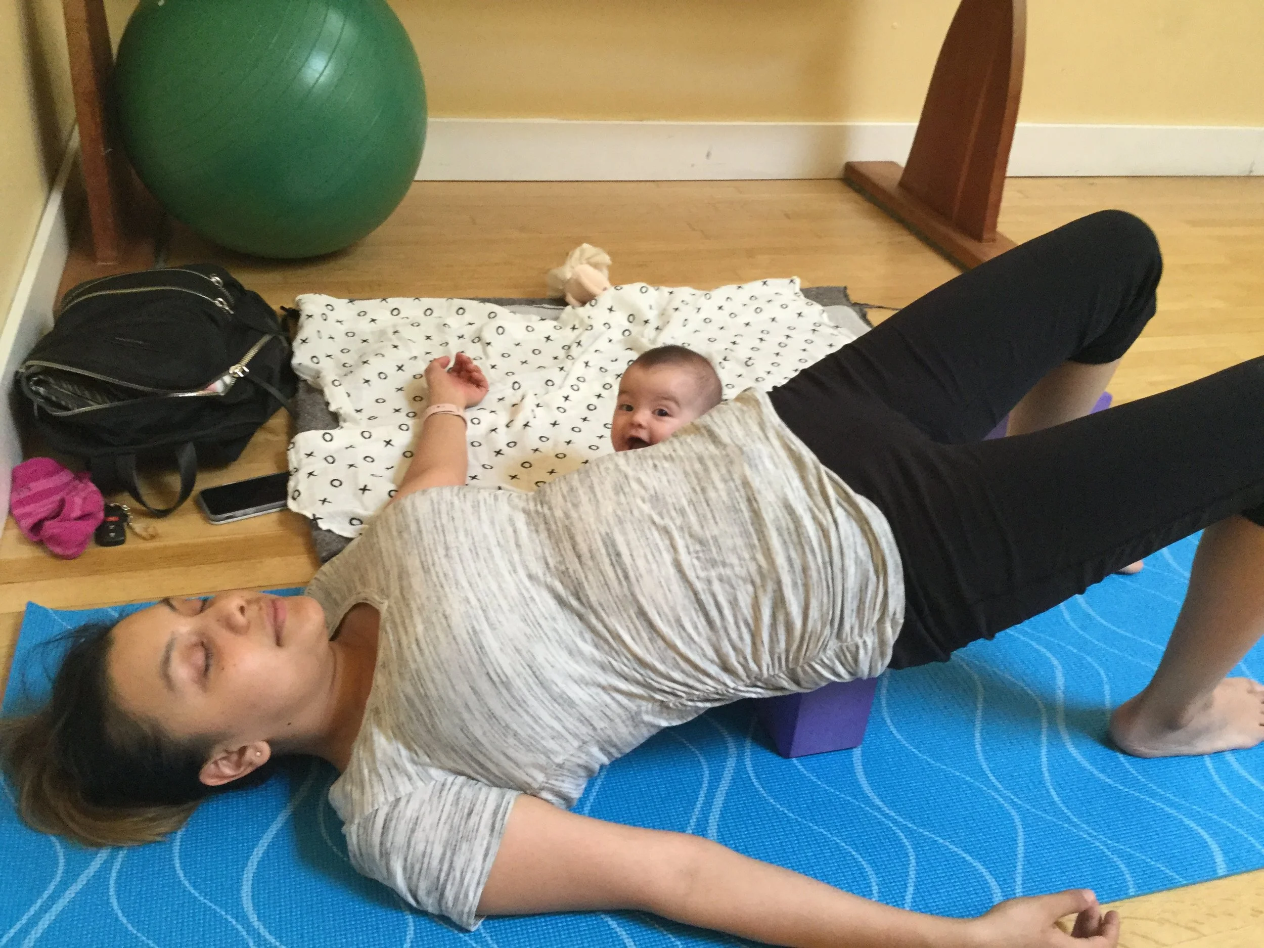 Parent Yoga with Baby Gym
