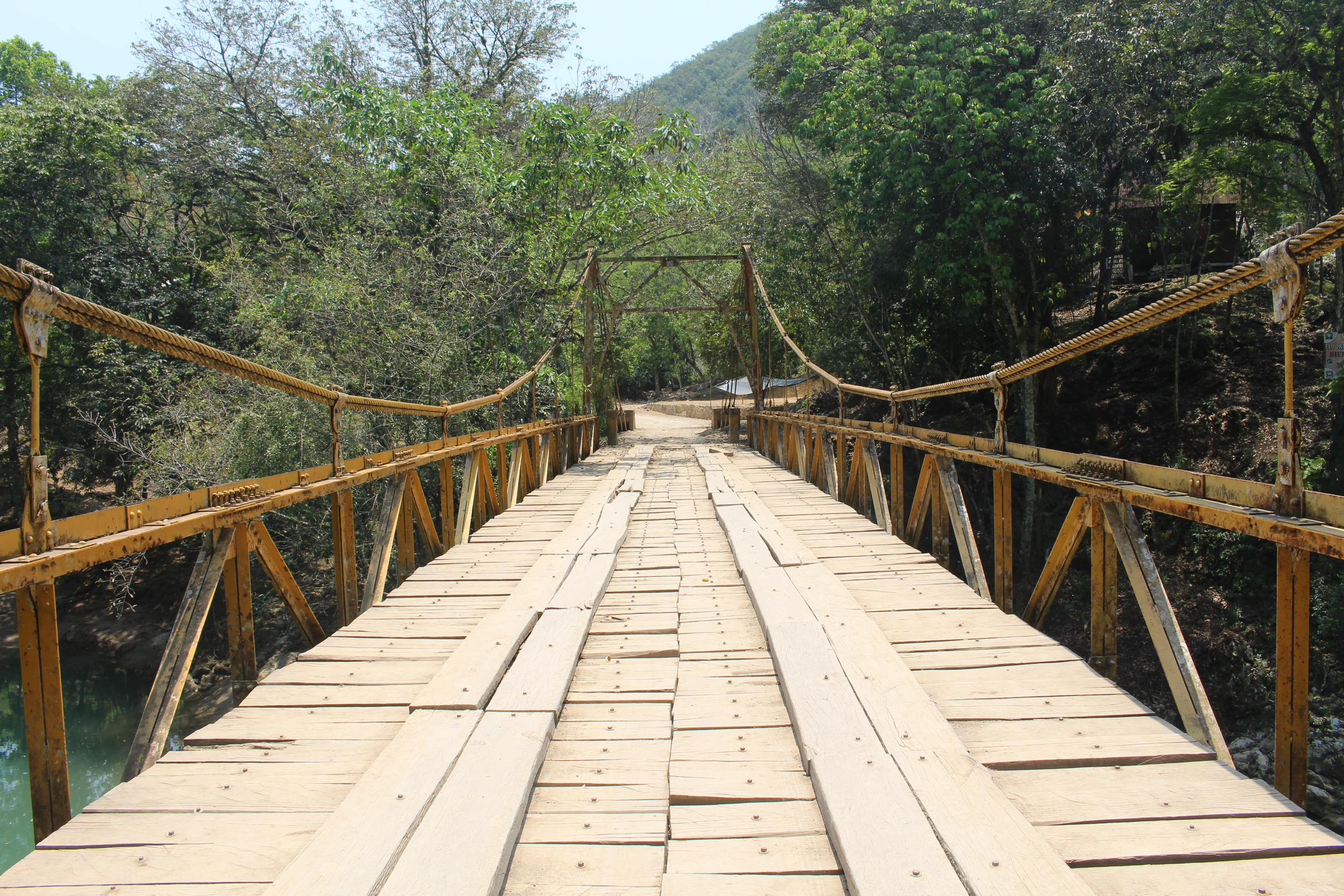 The man-made bridge