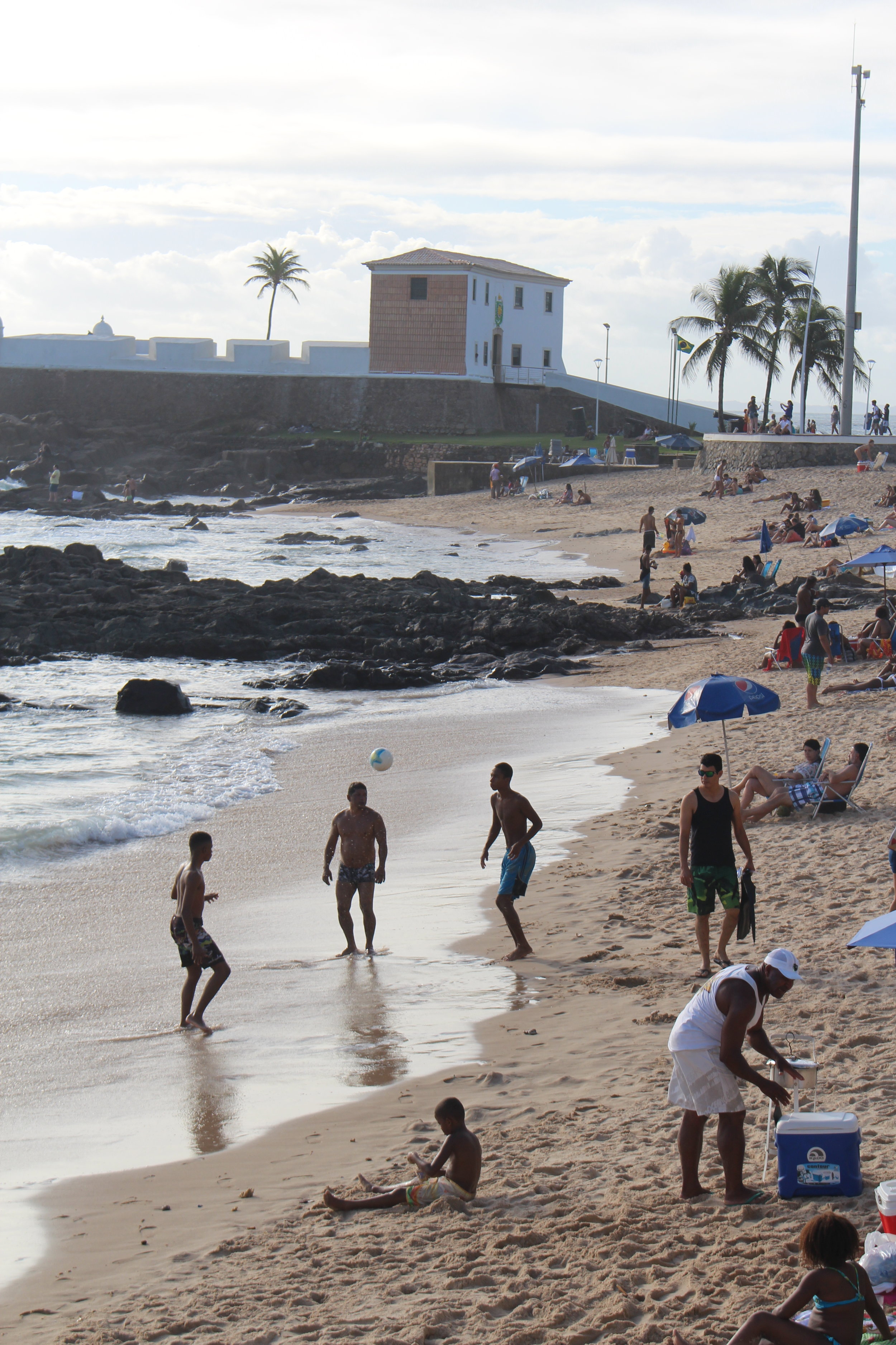 A spot of football in Salvador
